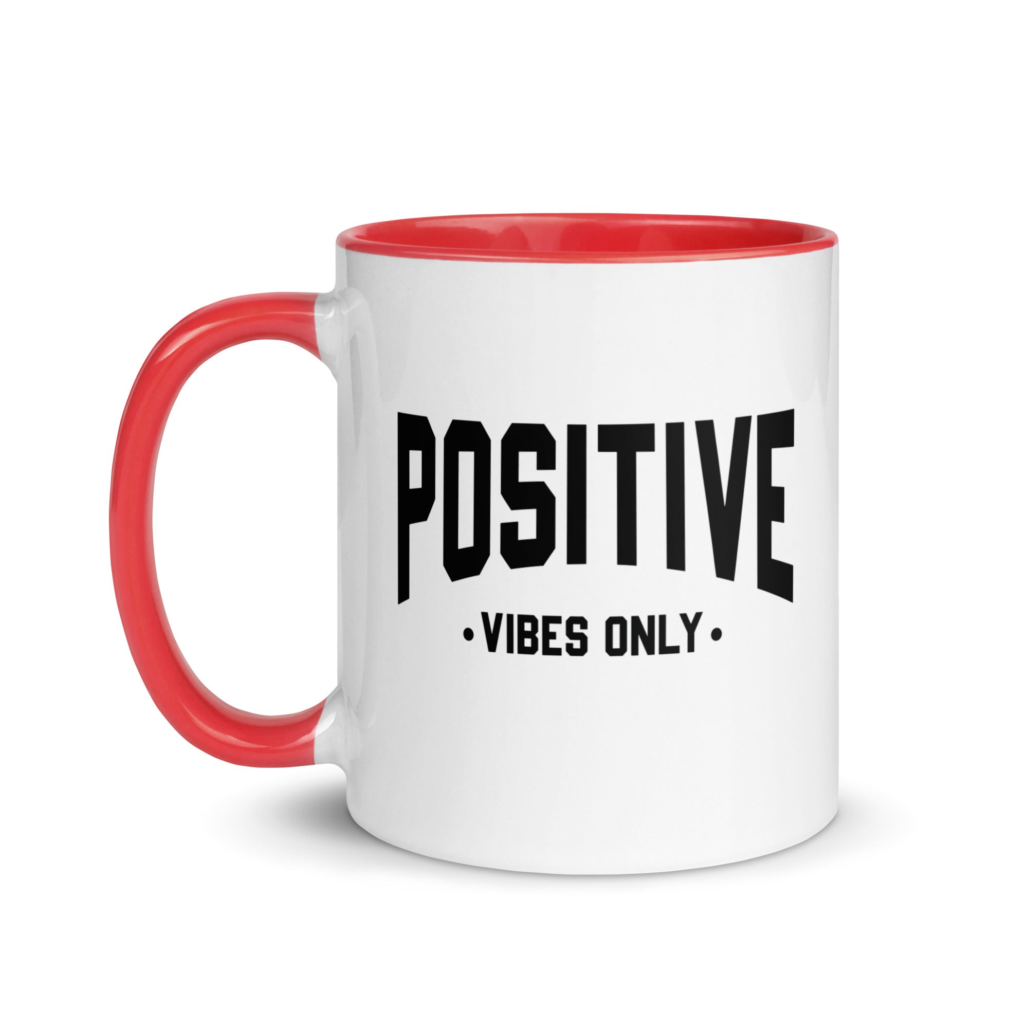 Mug with Color Inside | Positive Vibes Only