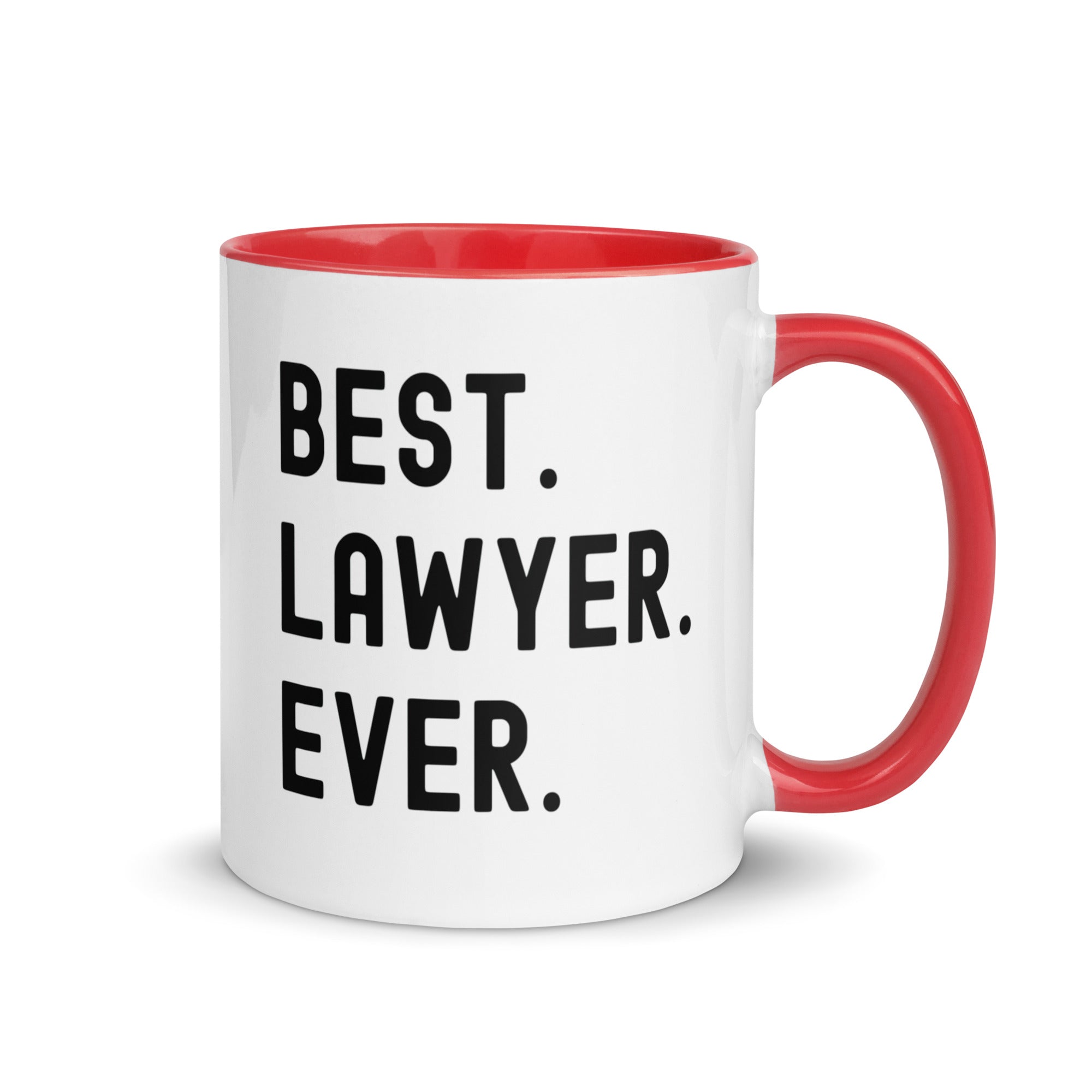 Mug with Color Inside | Best. Lawyer. Ever.