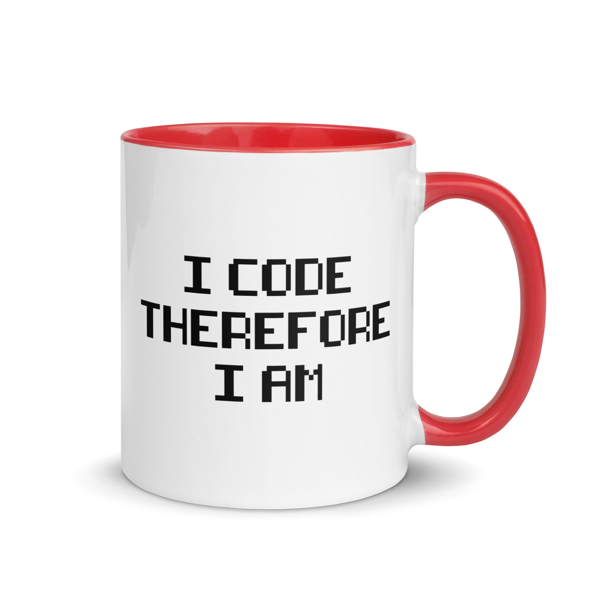 Mug with Color Inside | I Code Therefore I Am