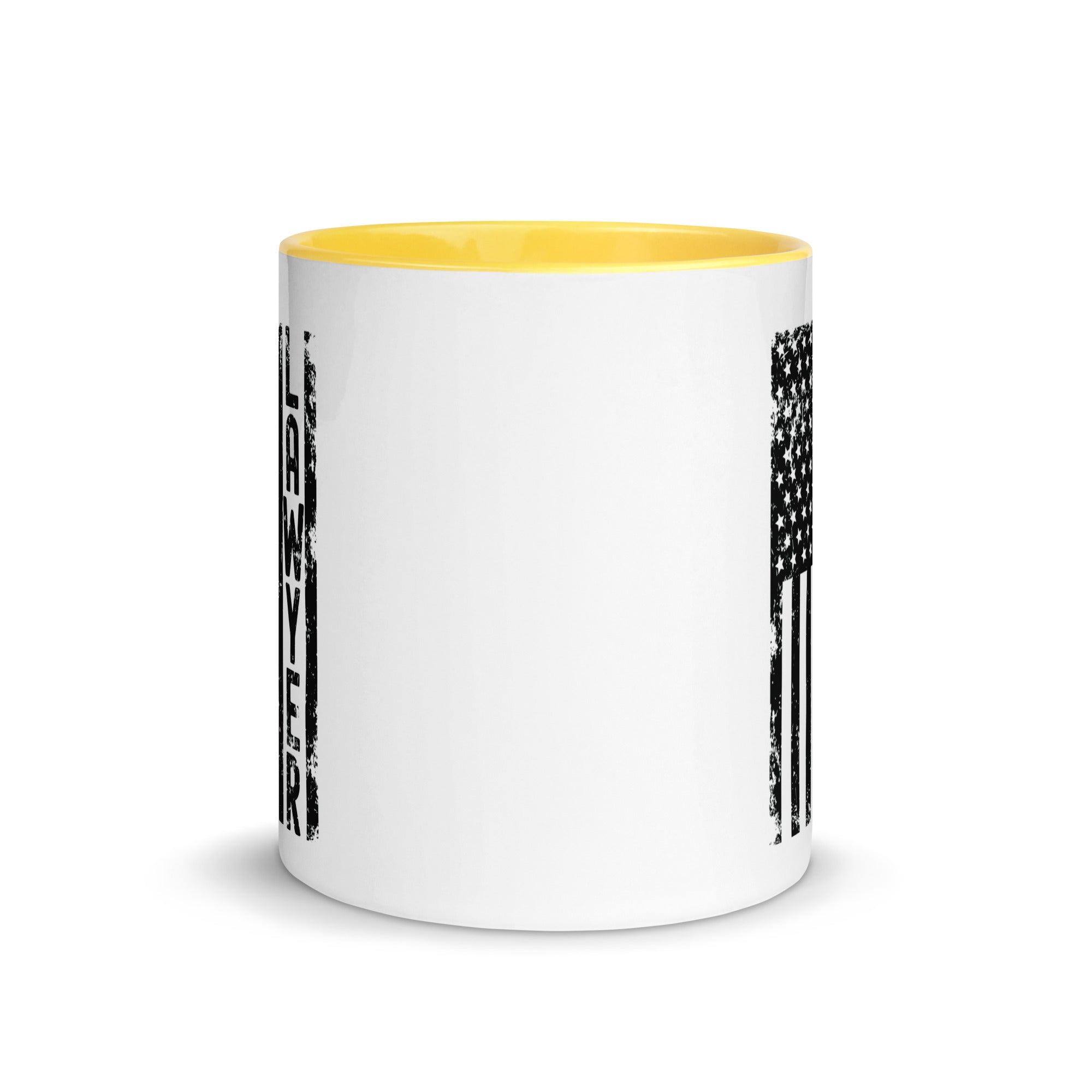 Mug with Color Inside | Lawyer (deisgn on American flag)