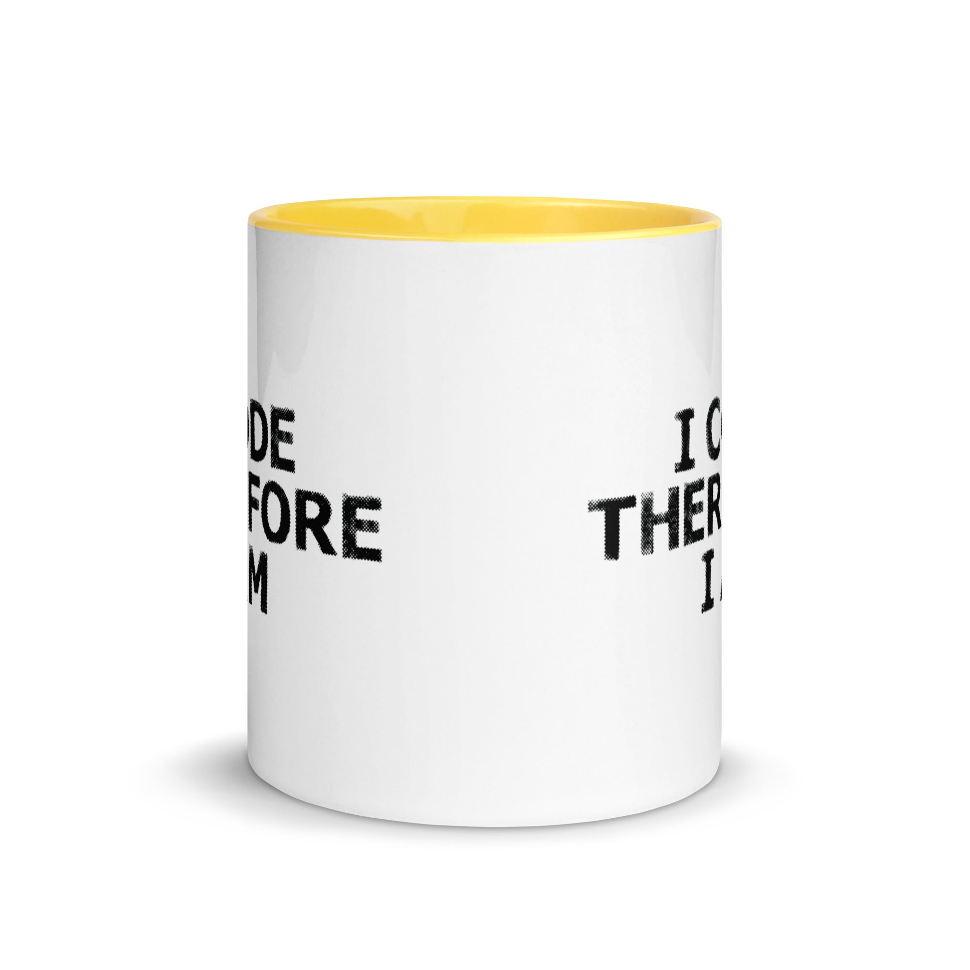 Mug with Color Inside | I Code Therefore I Am