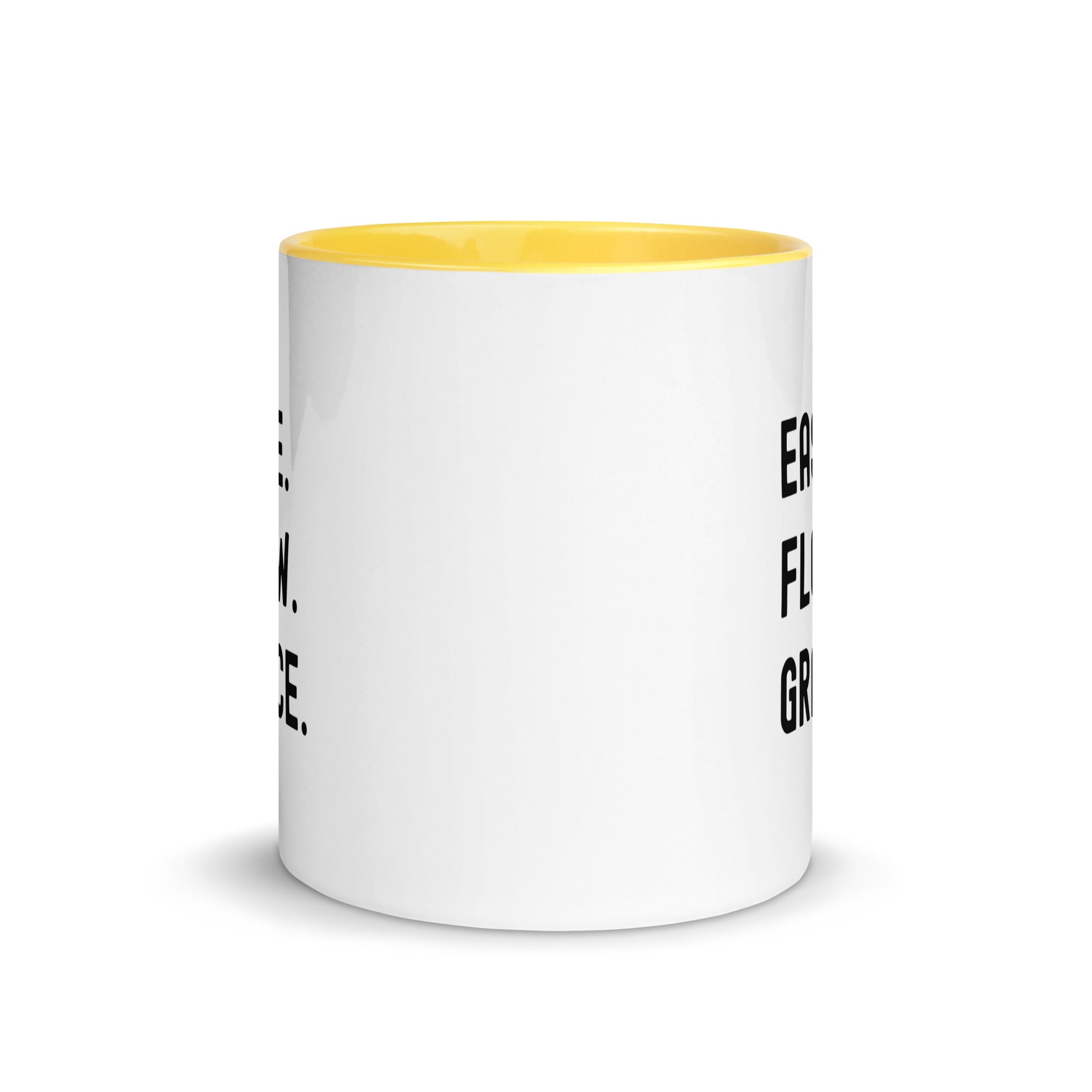 Mug with Color Inside | Ease. Flow. Grace.