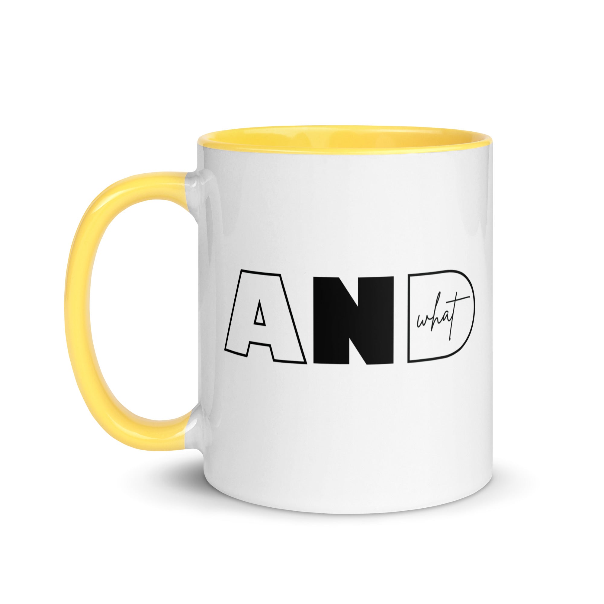 Mug with Color Inside | AND WHAT