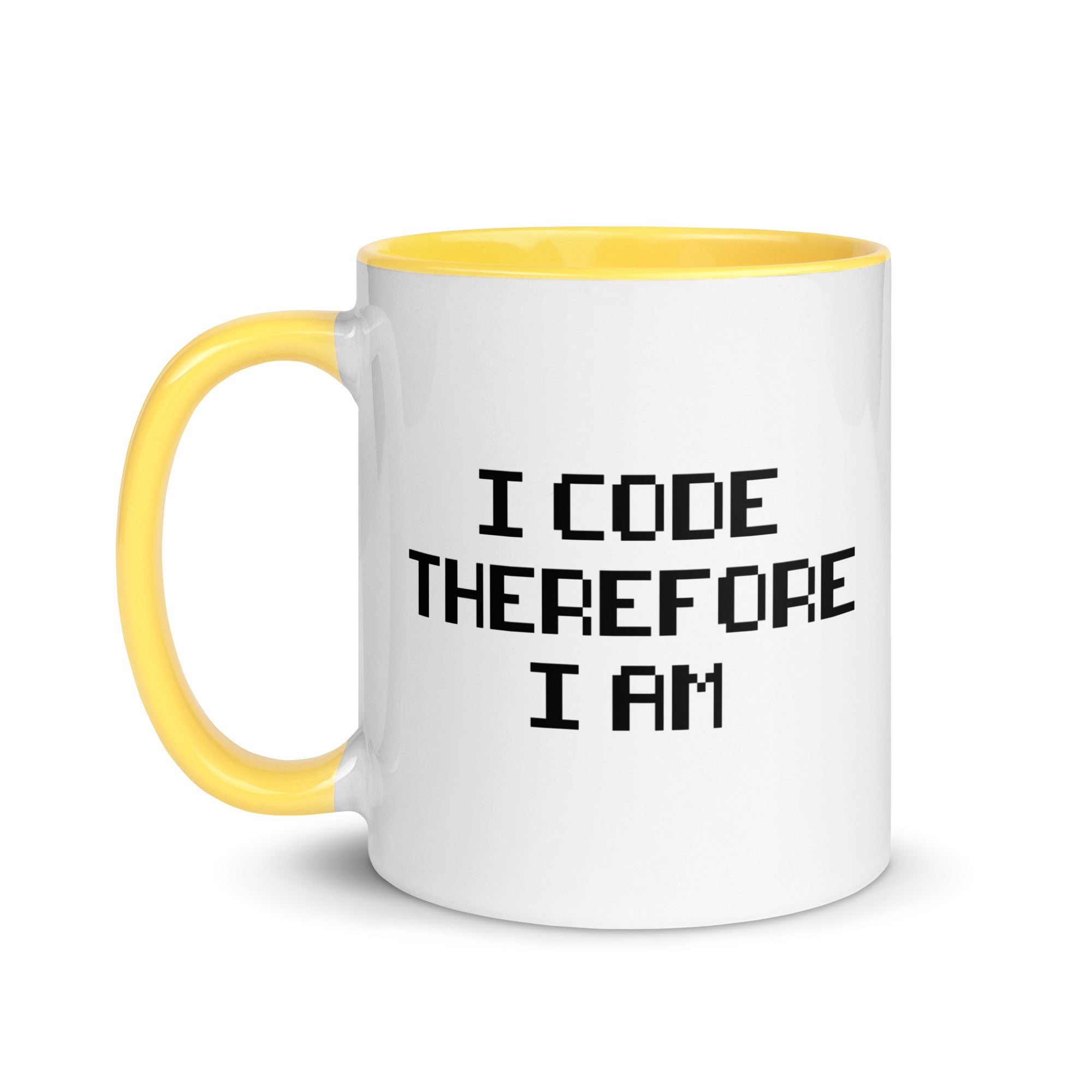 Mug with Color Inside | I Code Therefore I Am