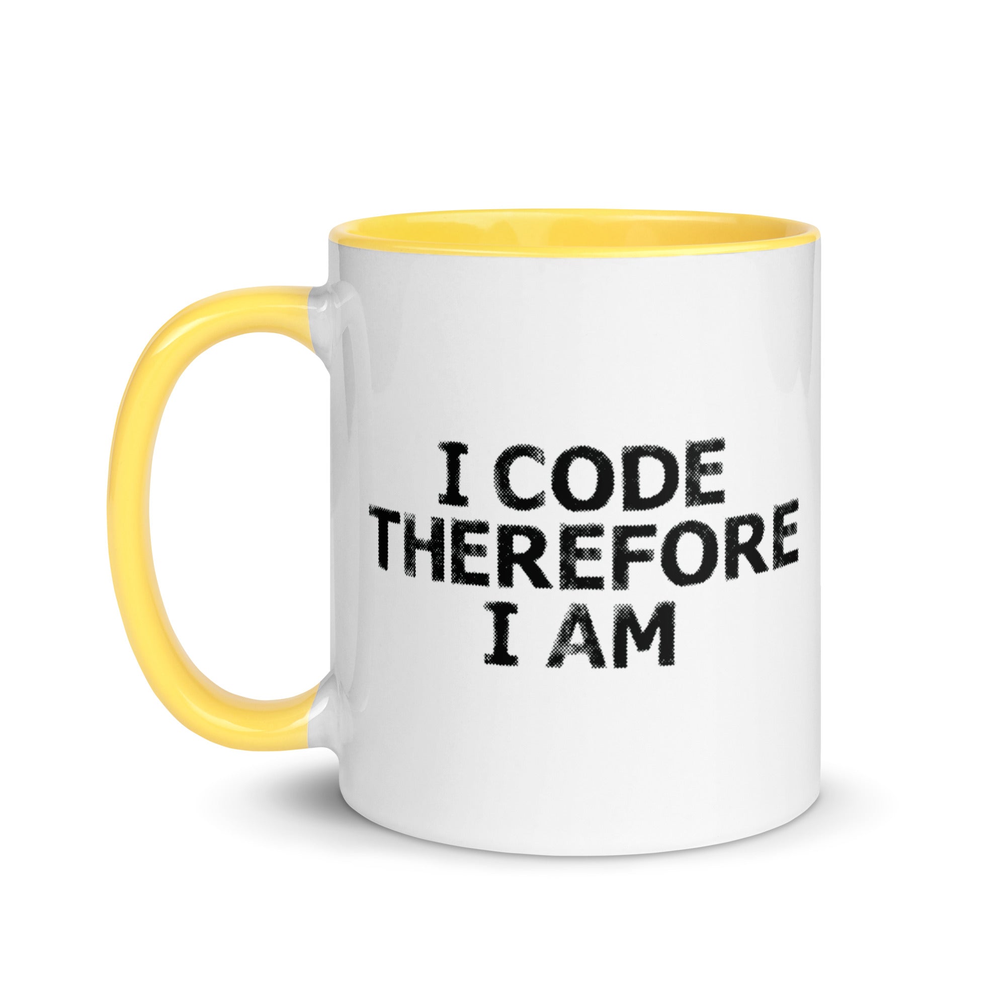 Mug with Color Inside | I Code Therefore I Am