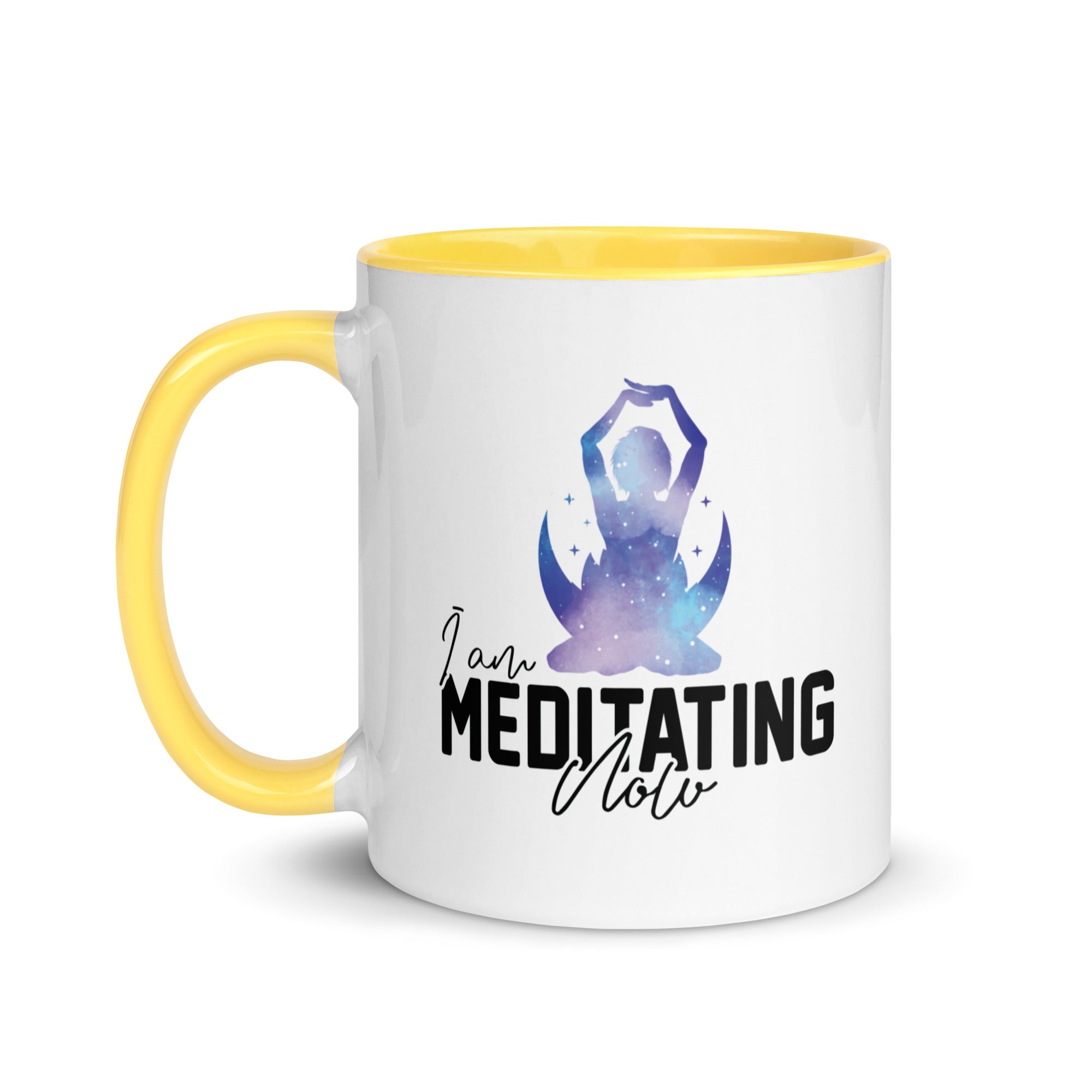 Mug with Color Inside | I am meditating now