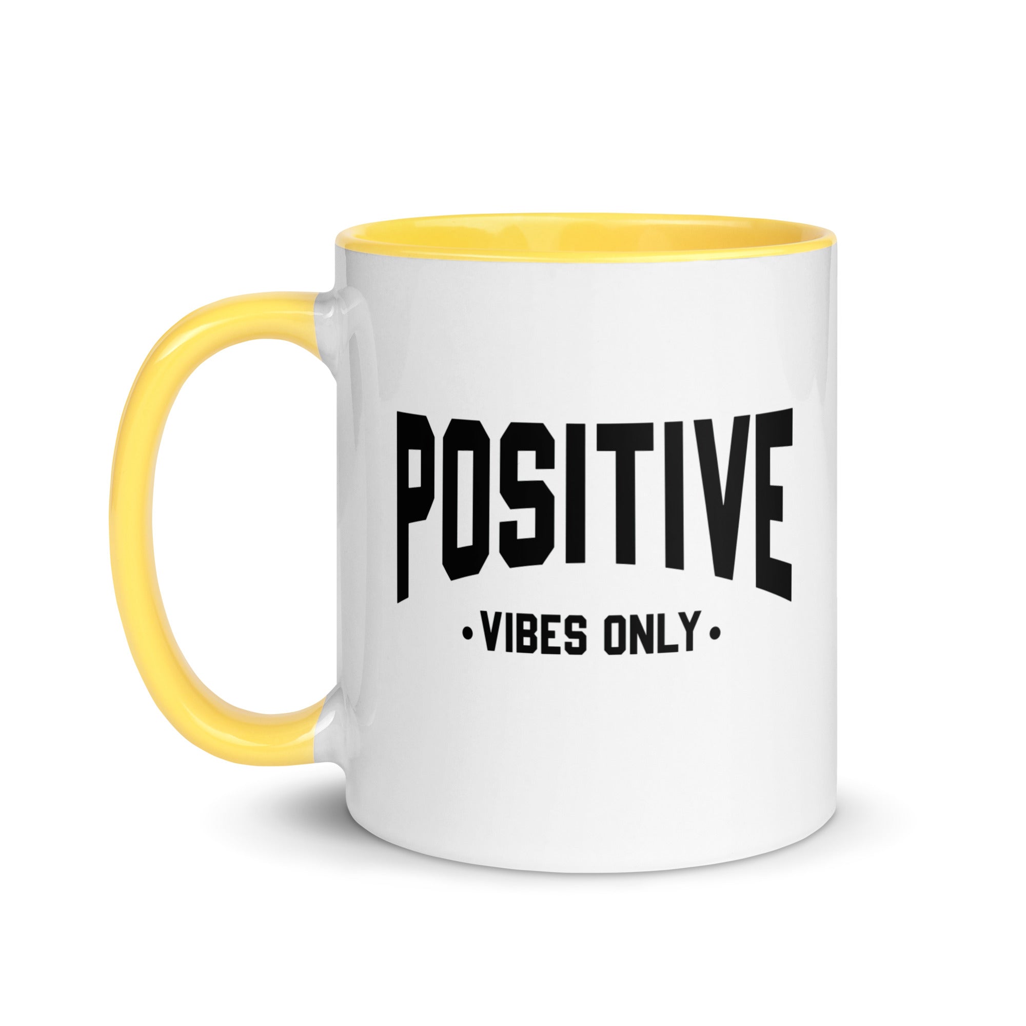 Mug with Color Inside | Positive Vibes Only