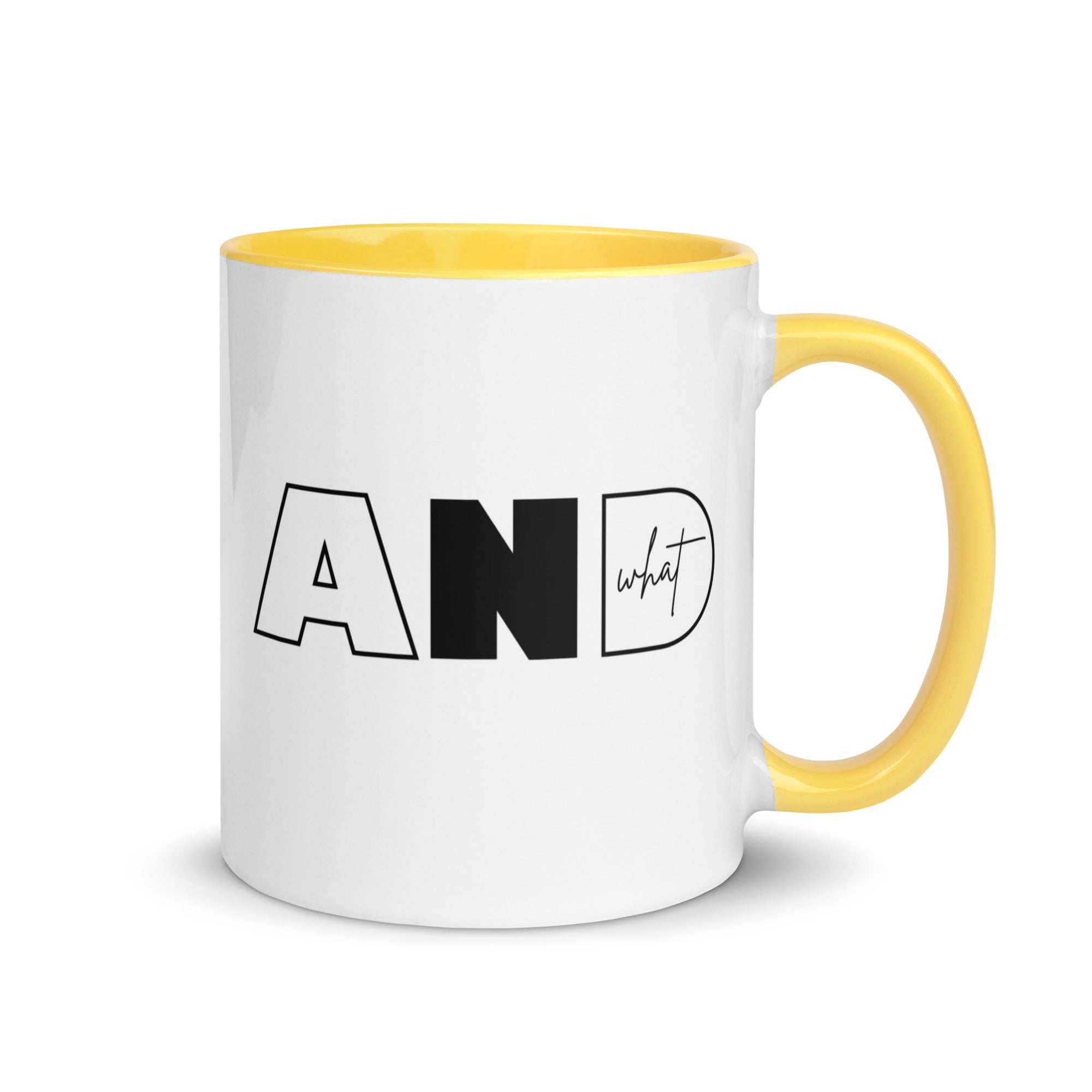 Mug with Color Inside | AND WHAT