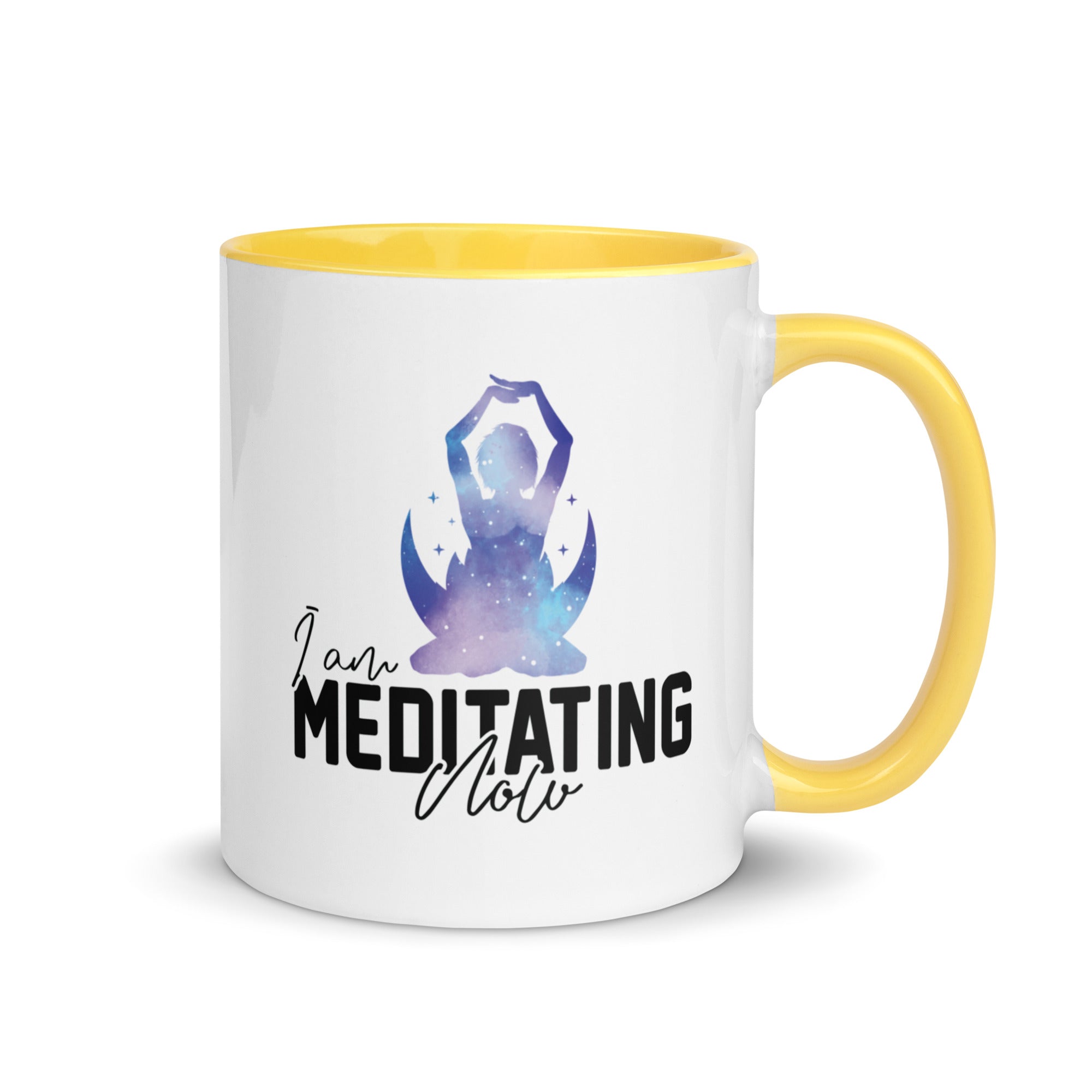 Mug with Color Inside | I am meditating now