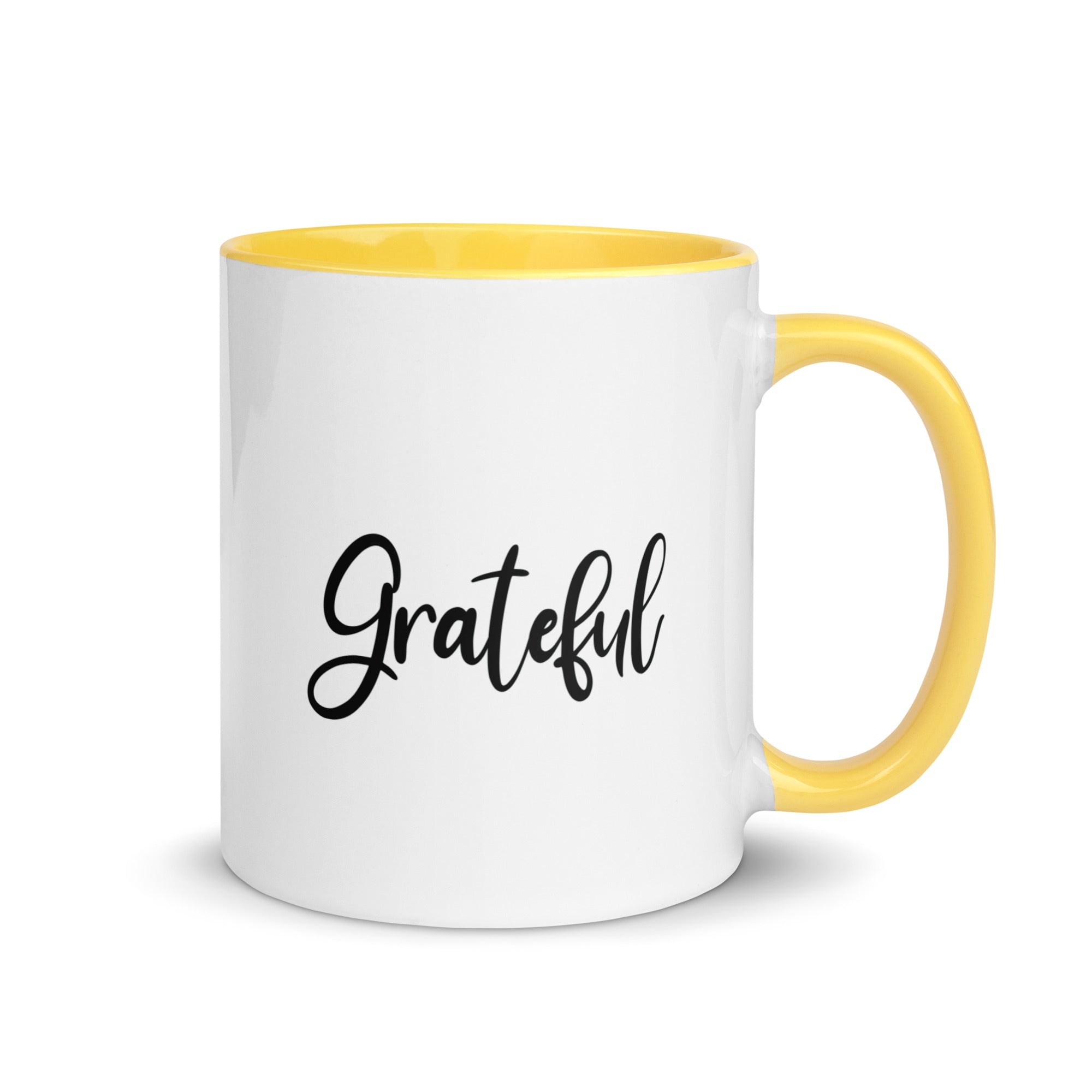 Mug with Color Inside | Grateful