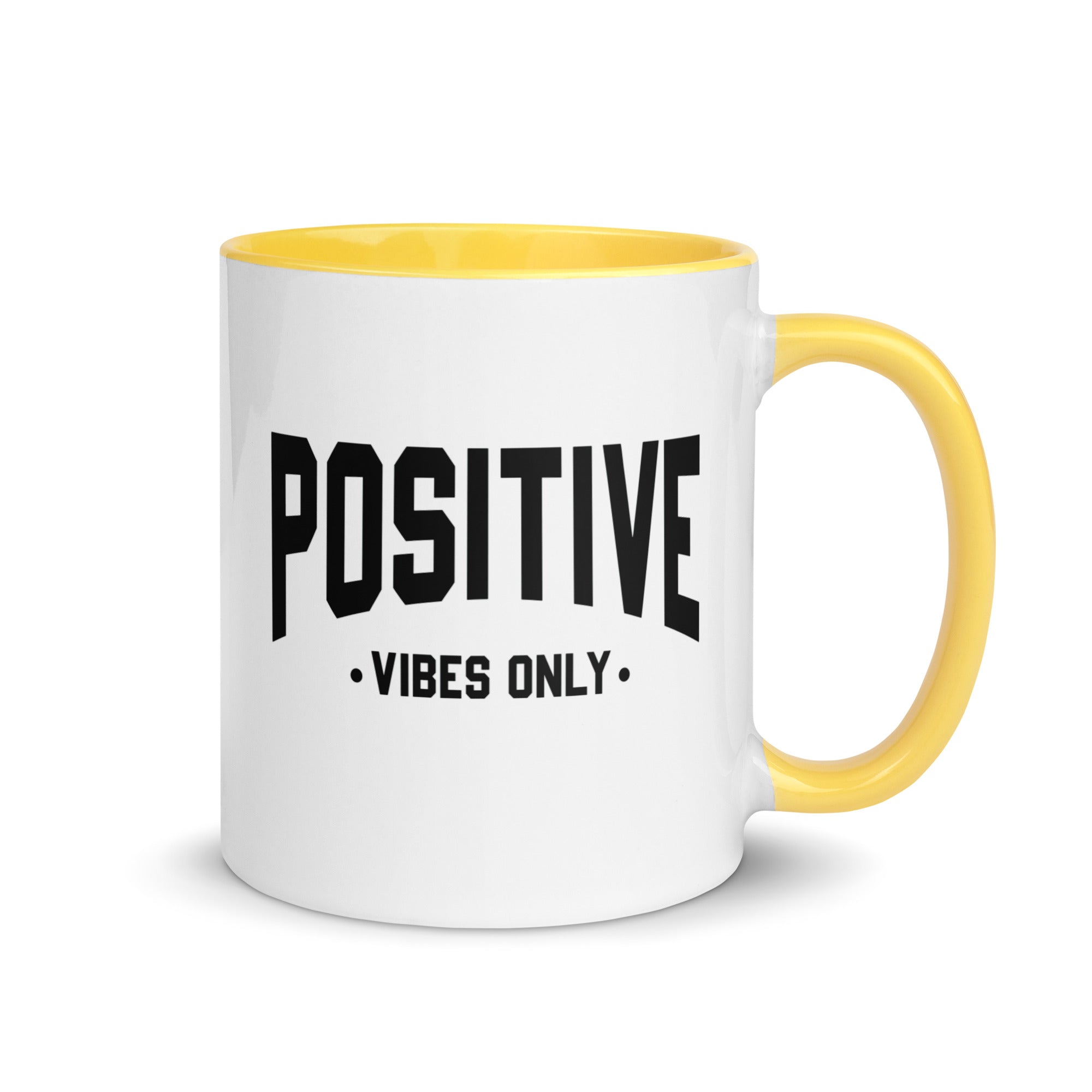 Mug with Color Inside | Positive Vibes Only