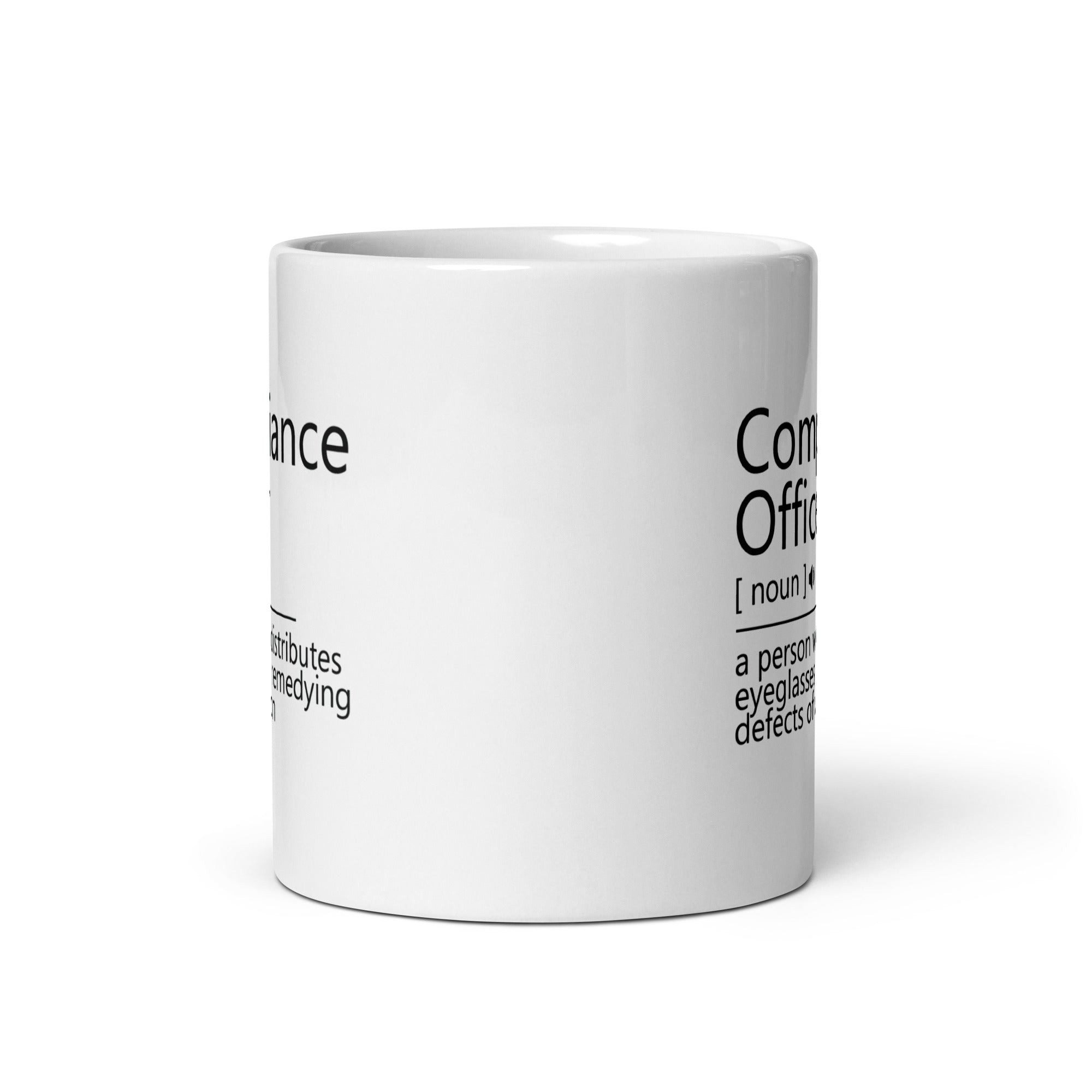 White glossy mug |  Compliance Officer