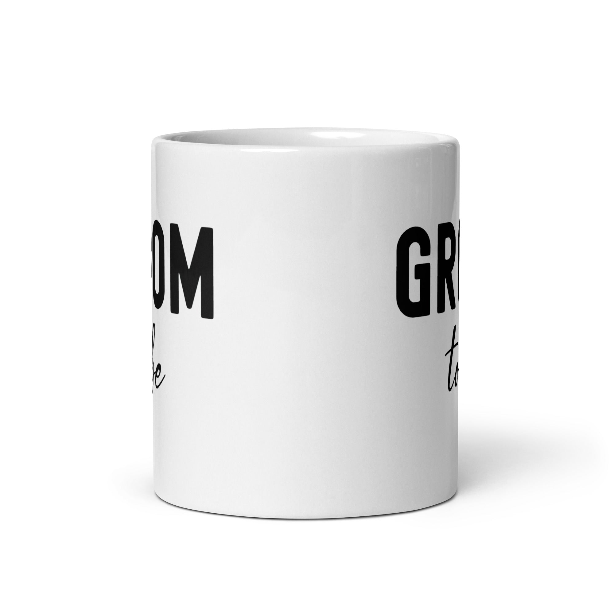 White glossy mug | Groom to be