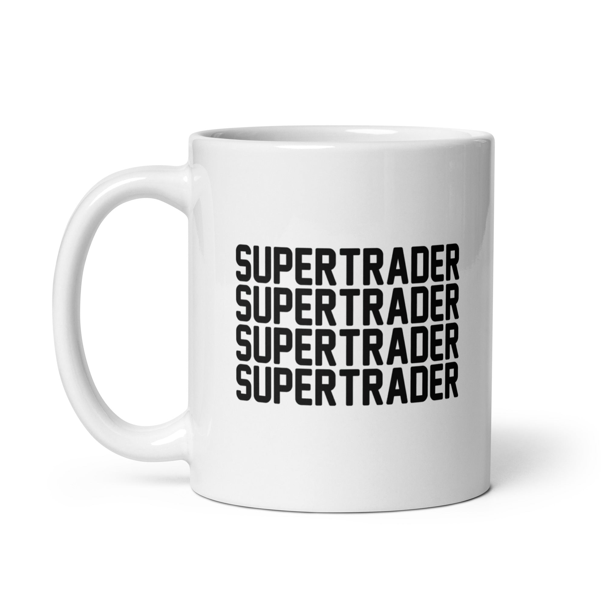 White glossy mug |  Supertrader