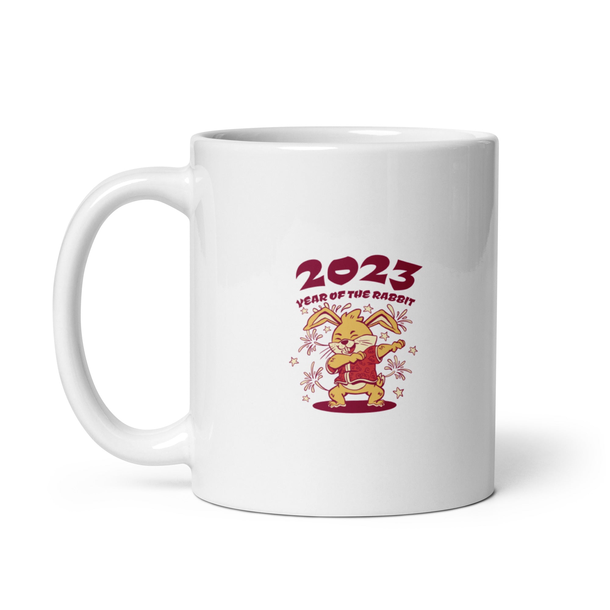 White glossy mug | 2023 Year of the Rabbit