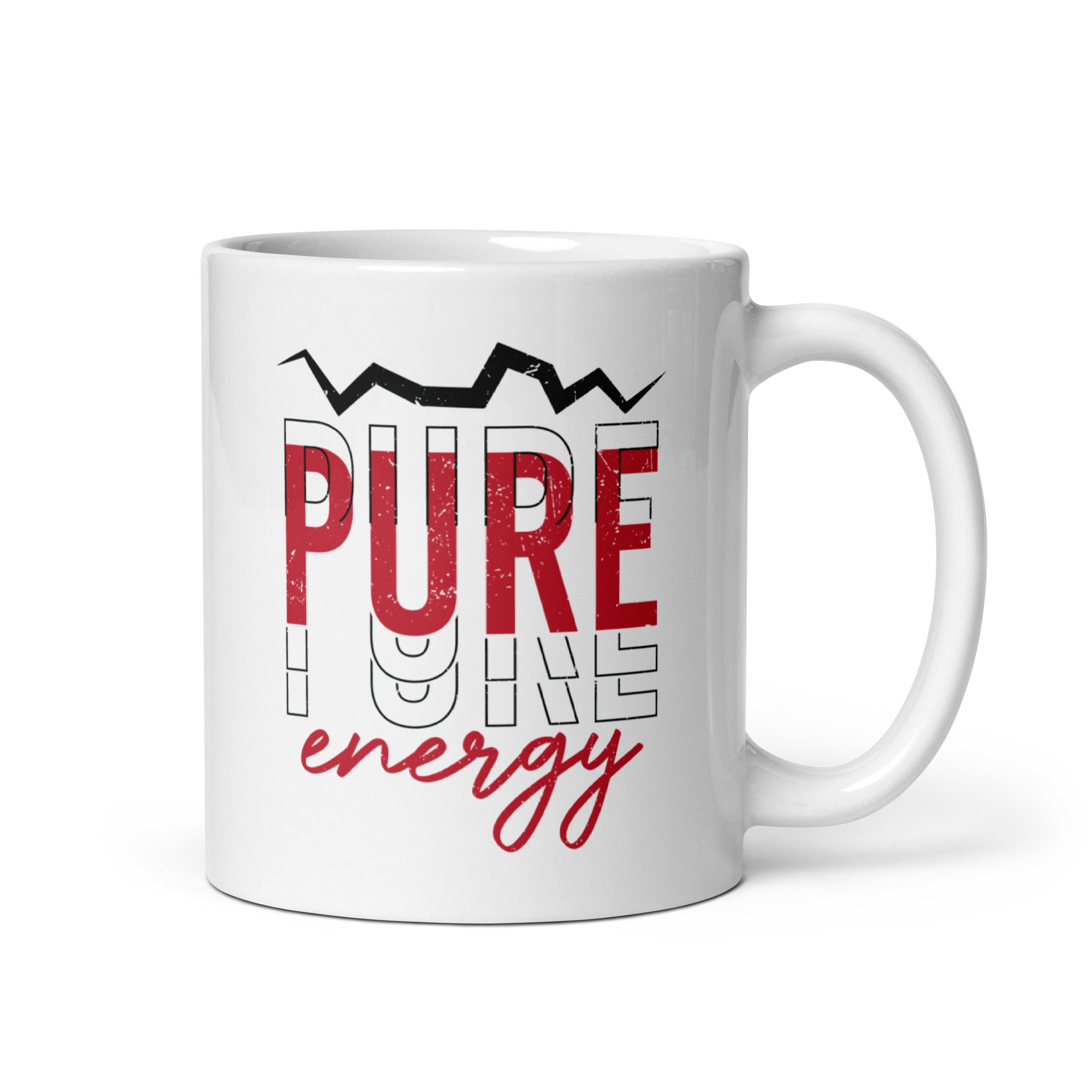 White glossy mug | Pure Energy