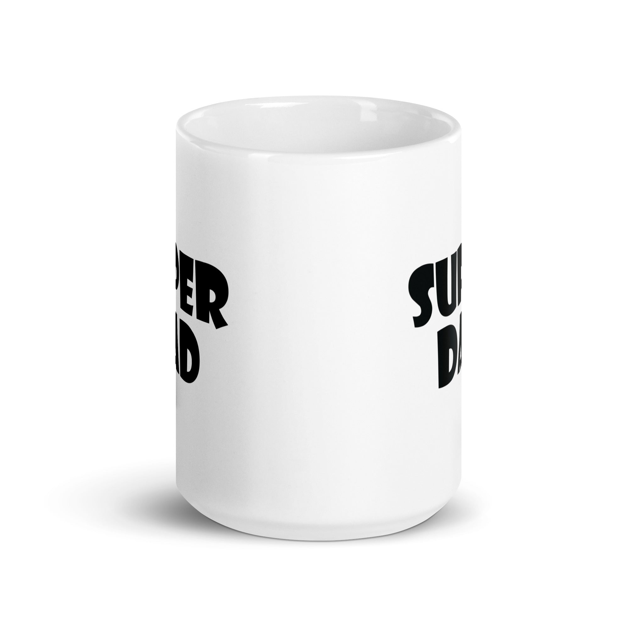 White glossy mug | Super dad
