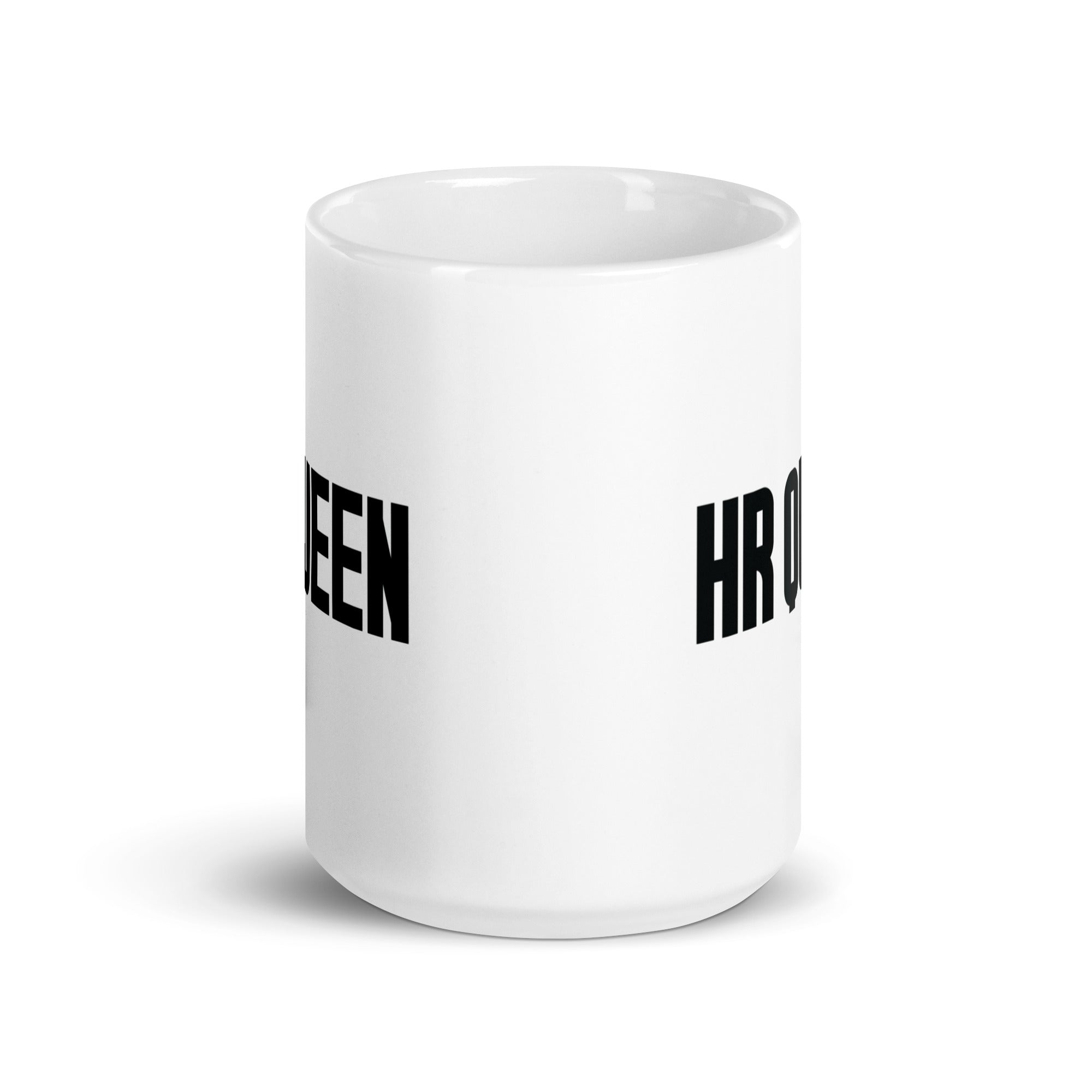 White glossy mug | HR Queen