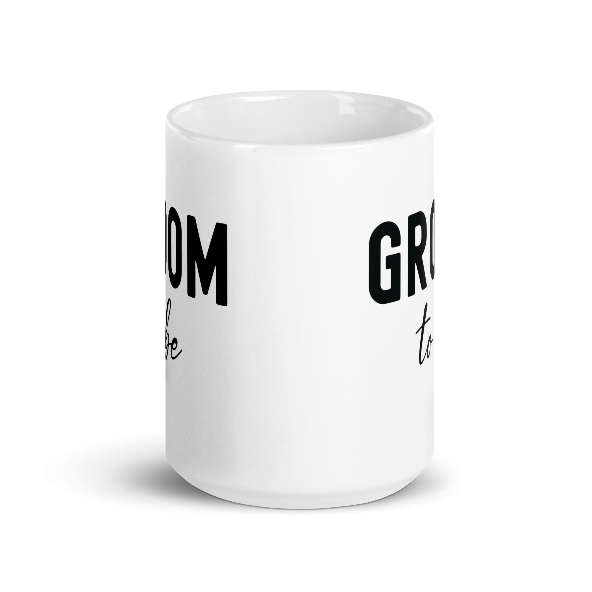 White glossy mug | Groom to be