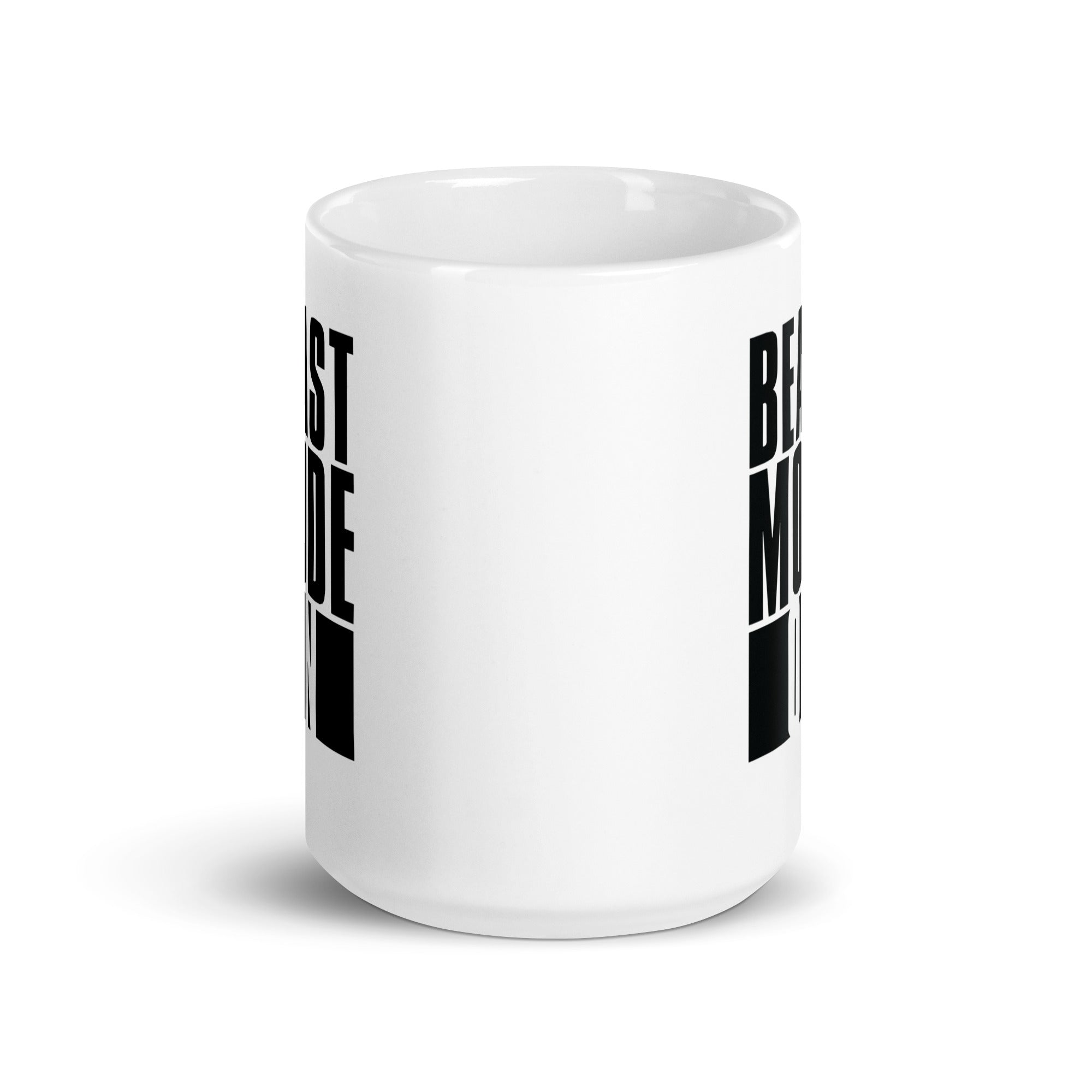 White glossy mug | Beast Mode