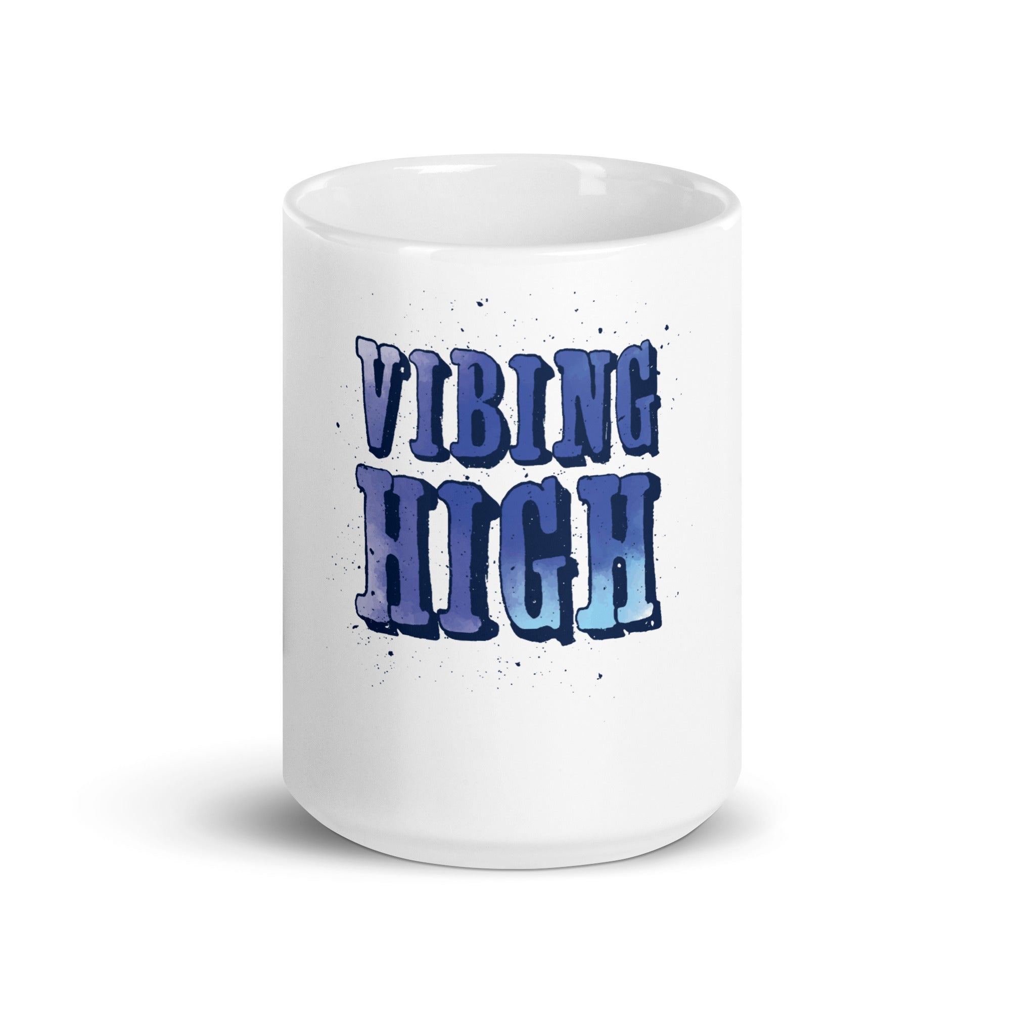 White glossy mug | Vibing High