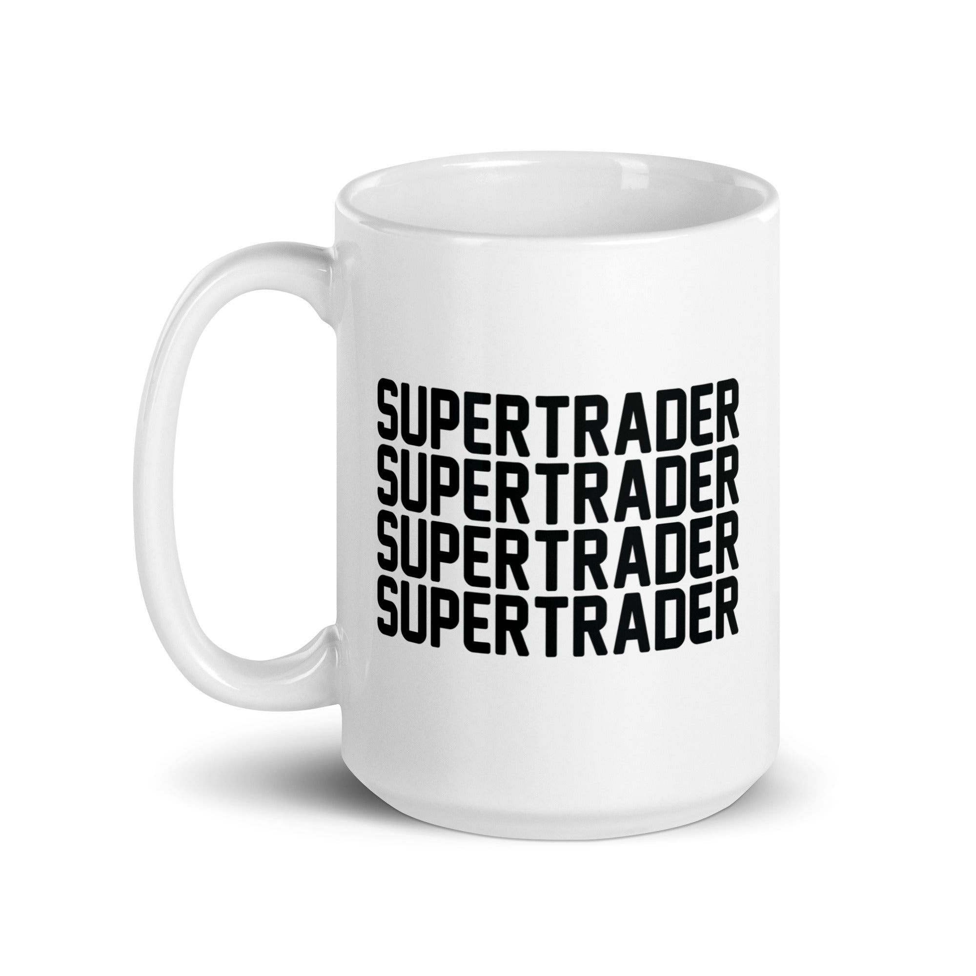 White glossy mug |  Supertrader