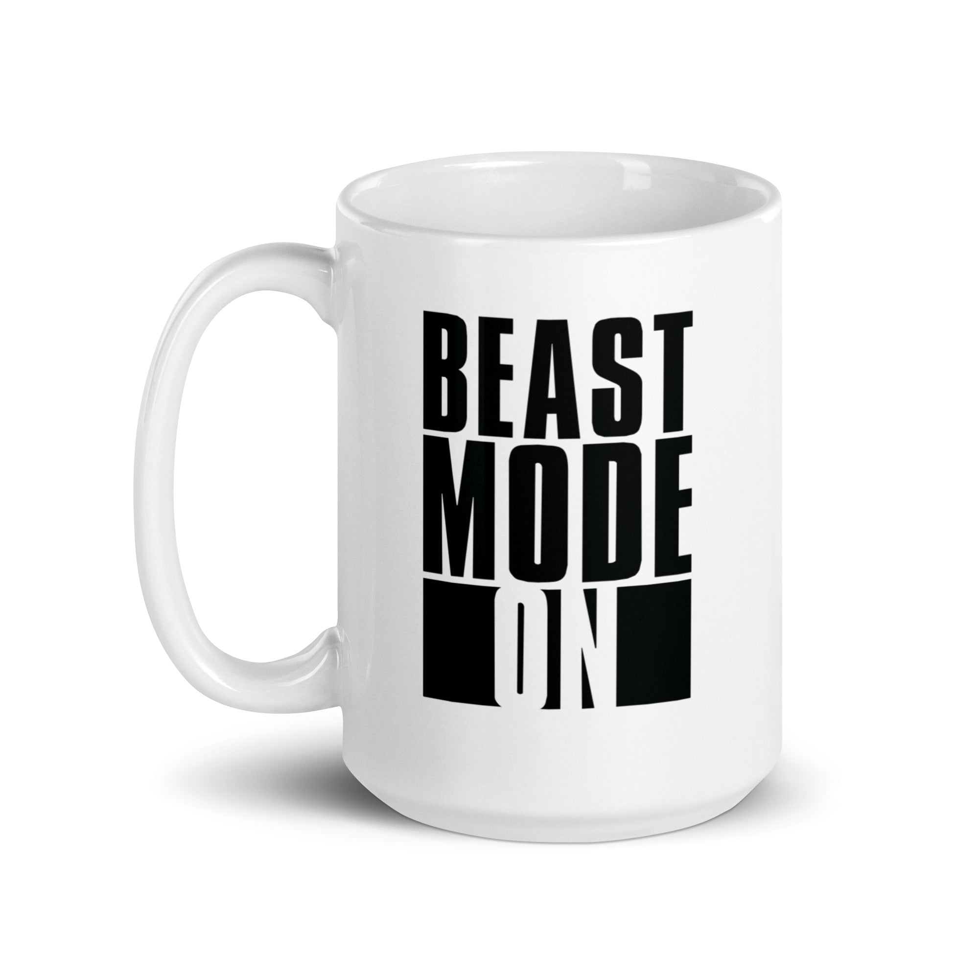 White glossy mug | Beast Mode