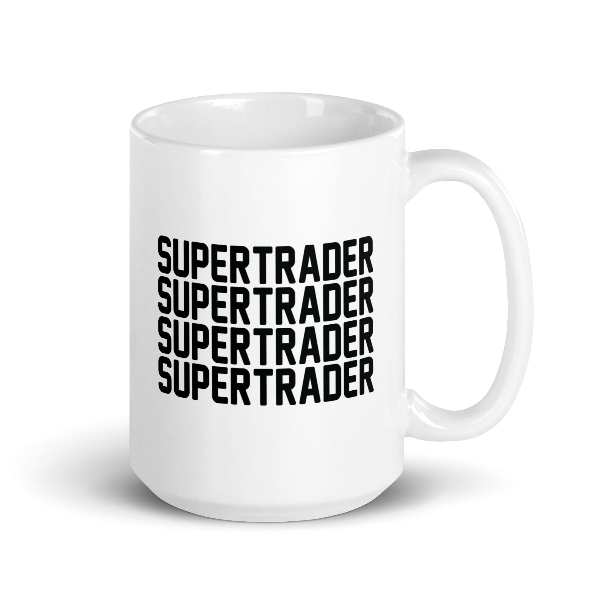 White glossy mug |  Supertrader