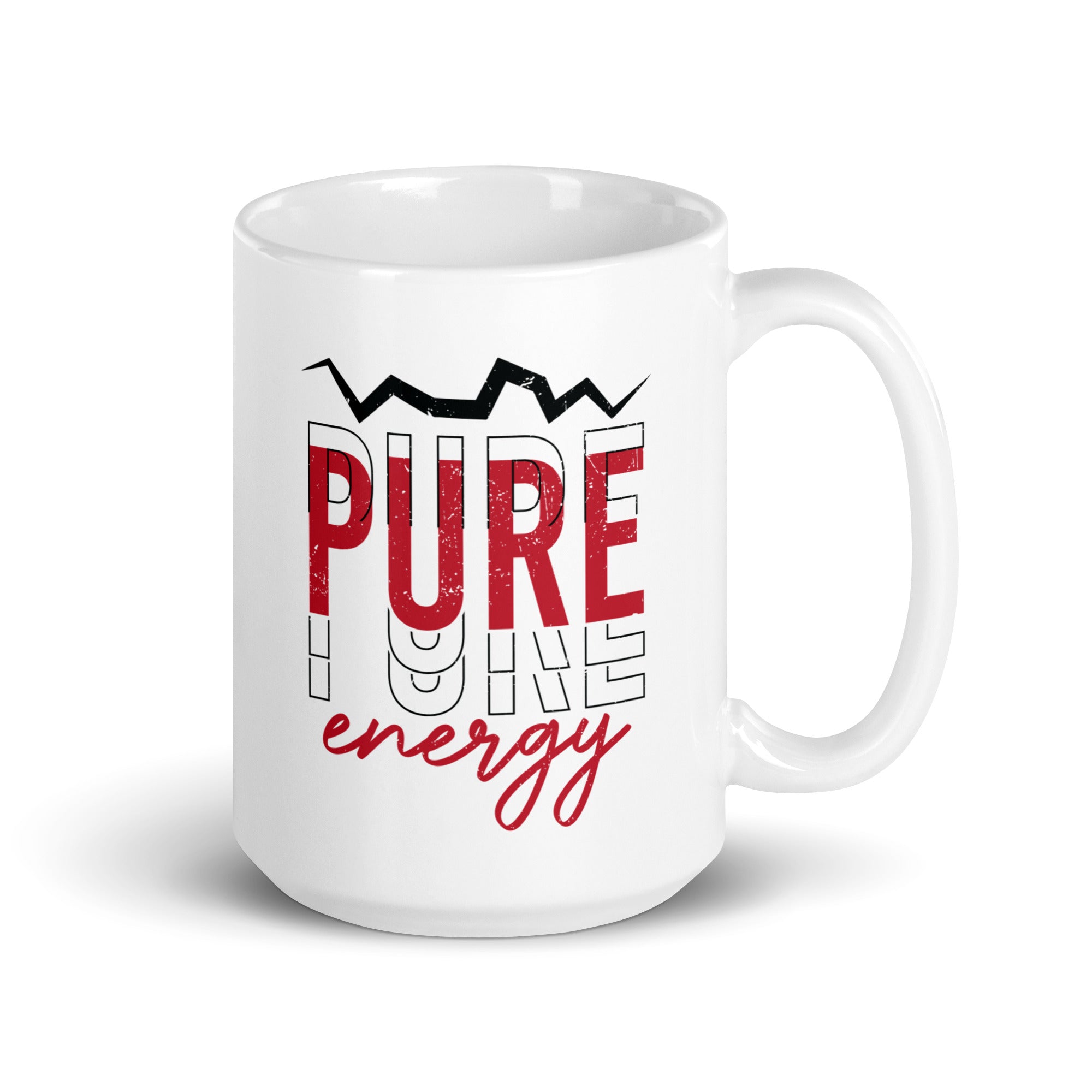 White glossy mug | Pure Energy