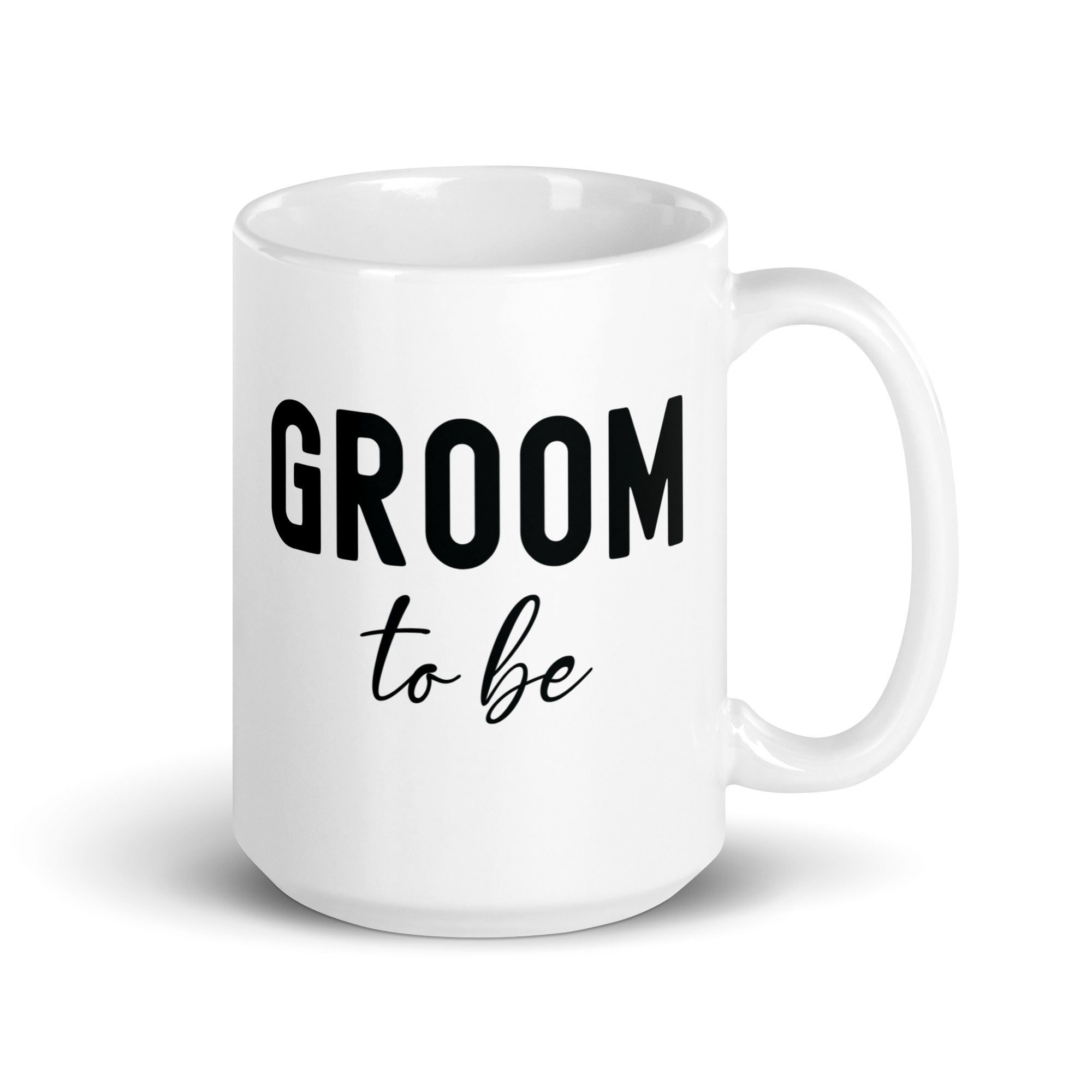 White glossy mug | Groom to be