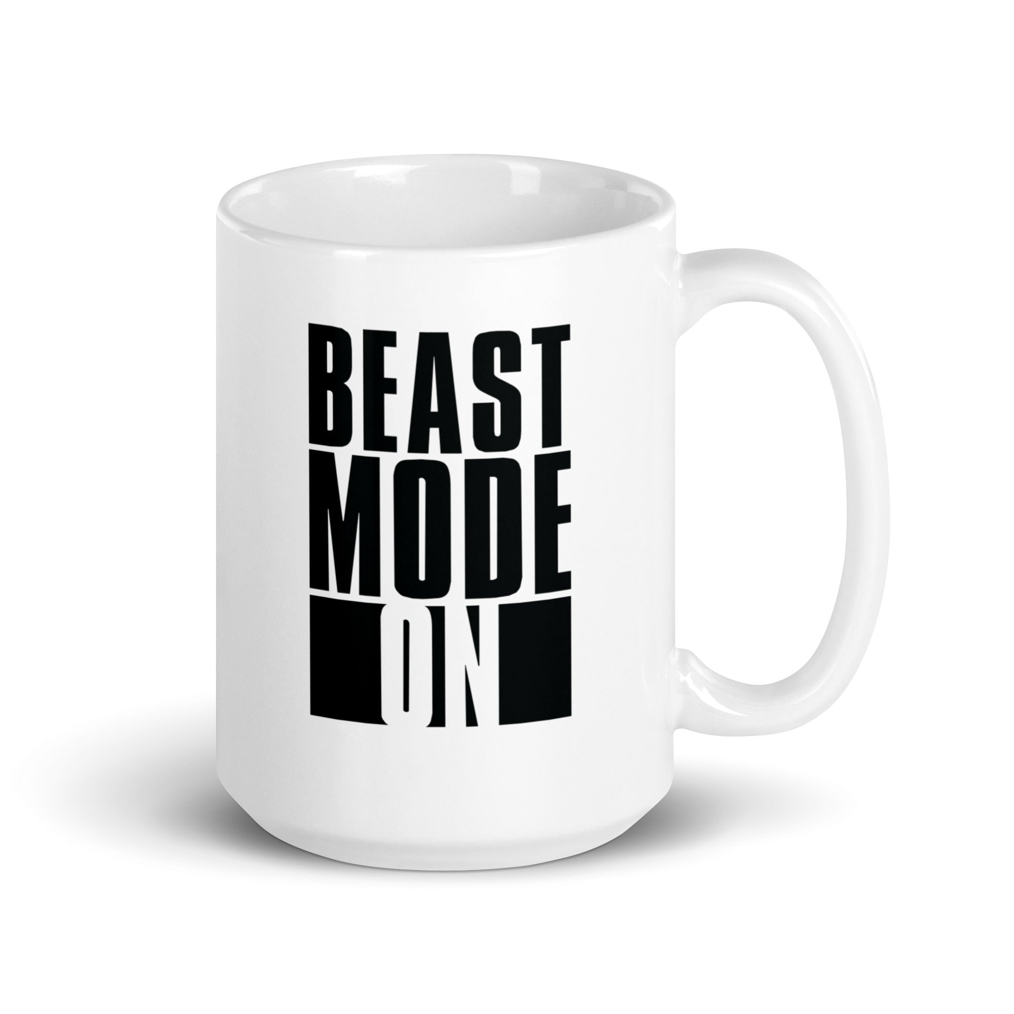 White glossy mug | Beast Mode