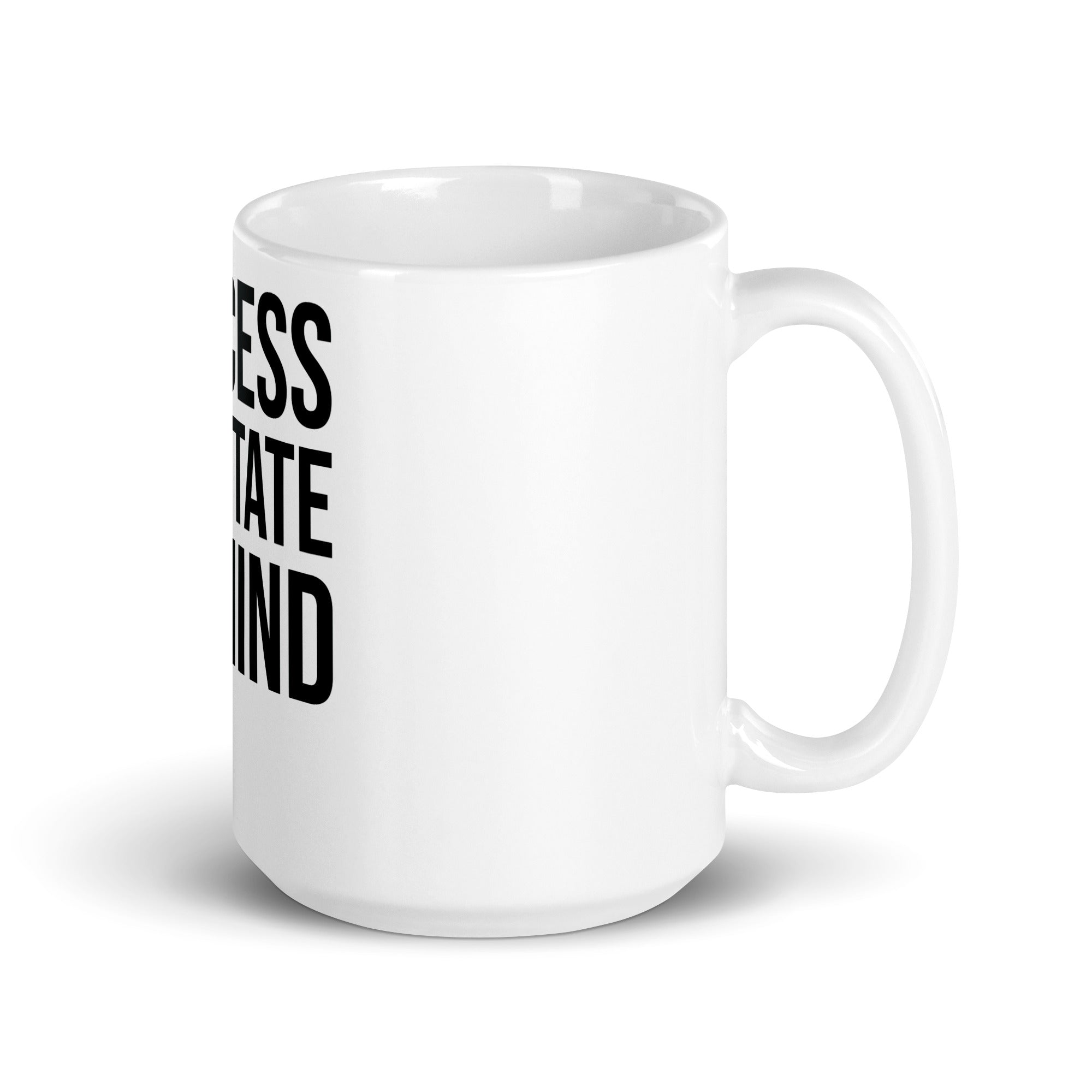 White glossy mug | success is a state of mind