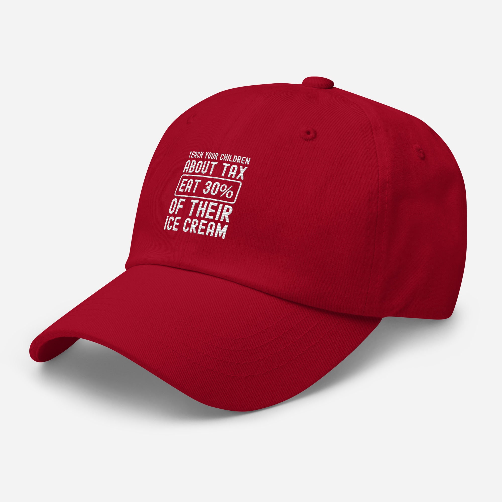 Hat | Teach your children about tax eat 30% of their ice cream