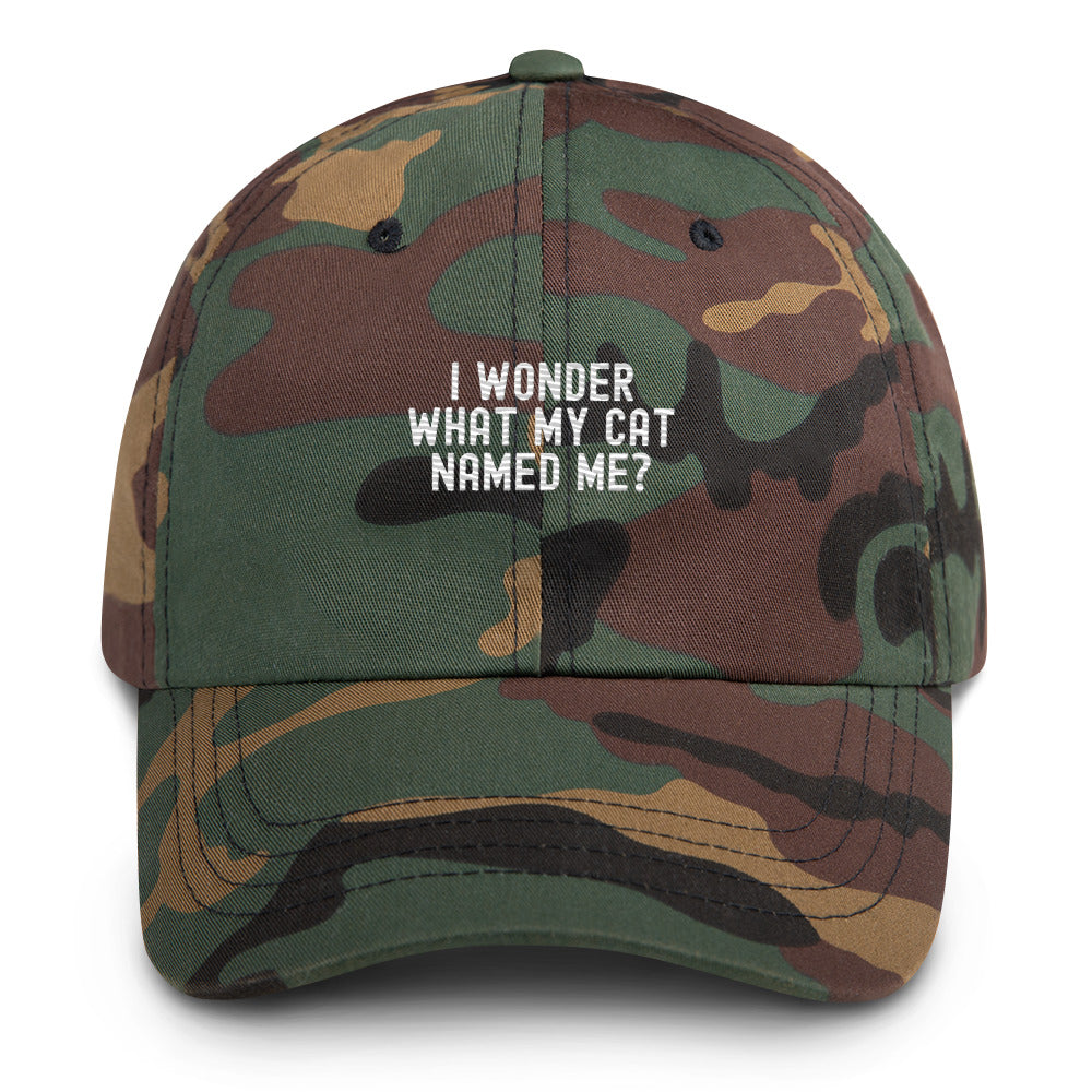 Hat | I wonder what my cat named me
