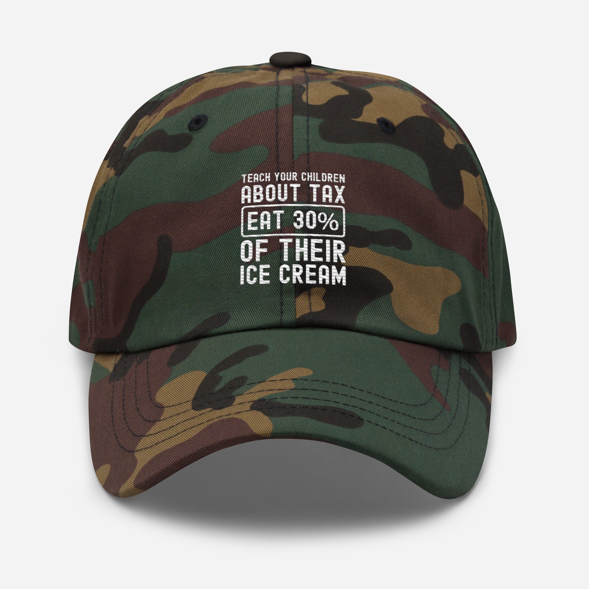 Hat | Teach your children about tax eat 30% of their ice cream