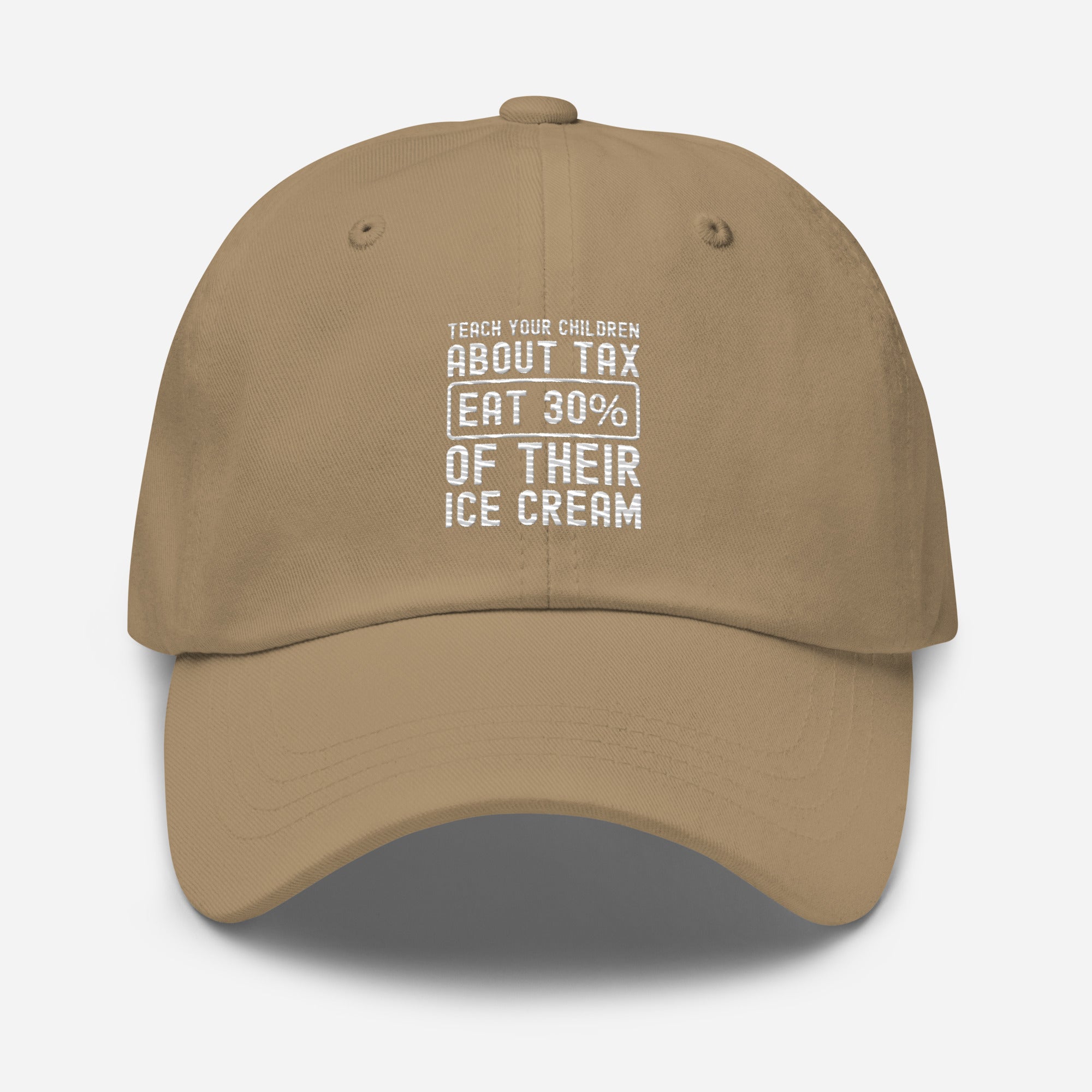 Hat | Teach your children about tax eat 30% of their ice cream