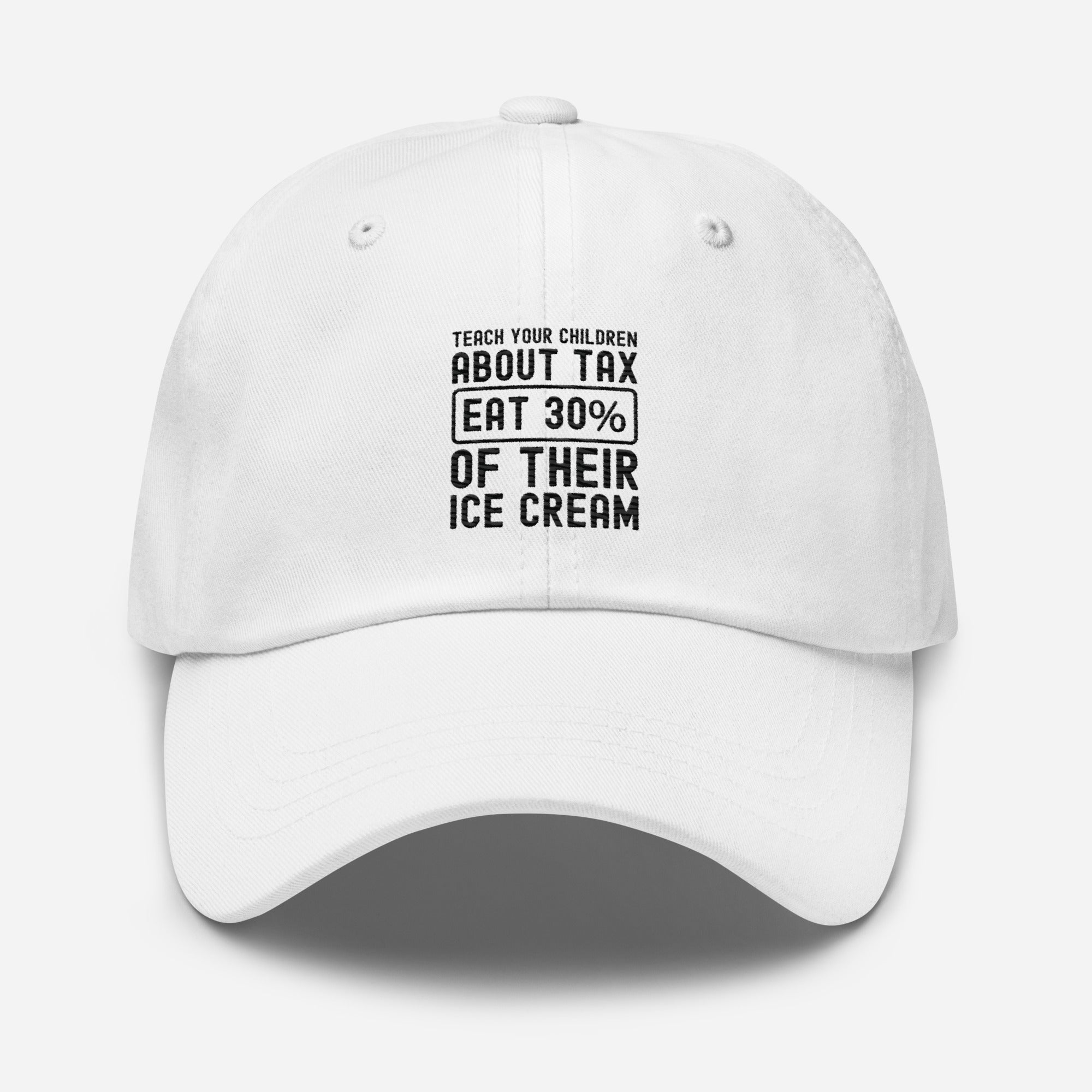 Hat | Teach your children about tax eat 30% of their ice cream