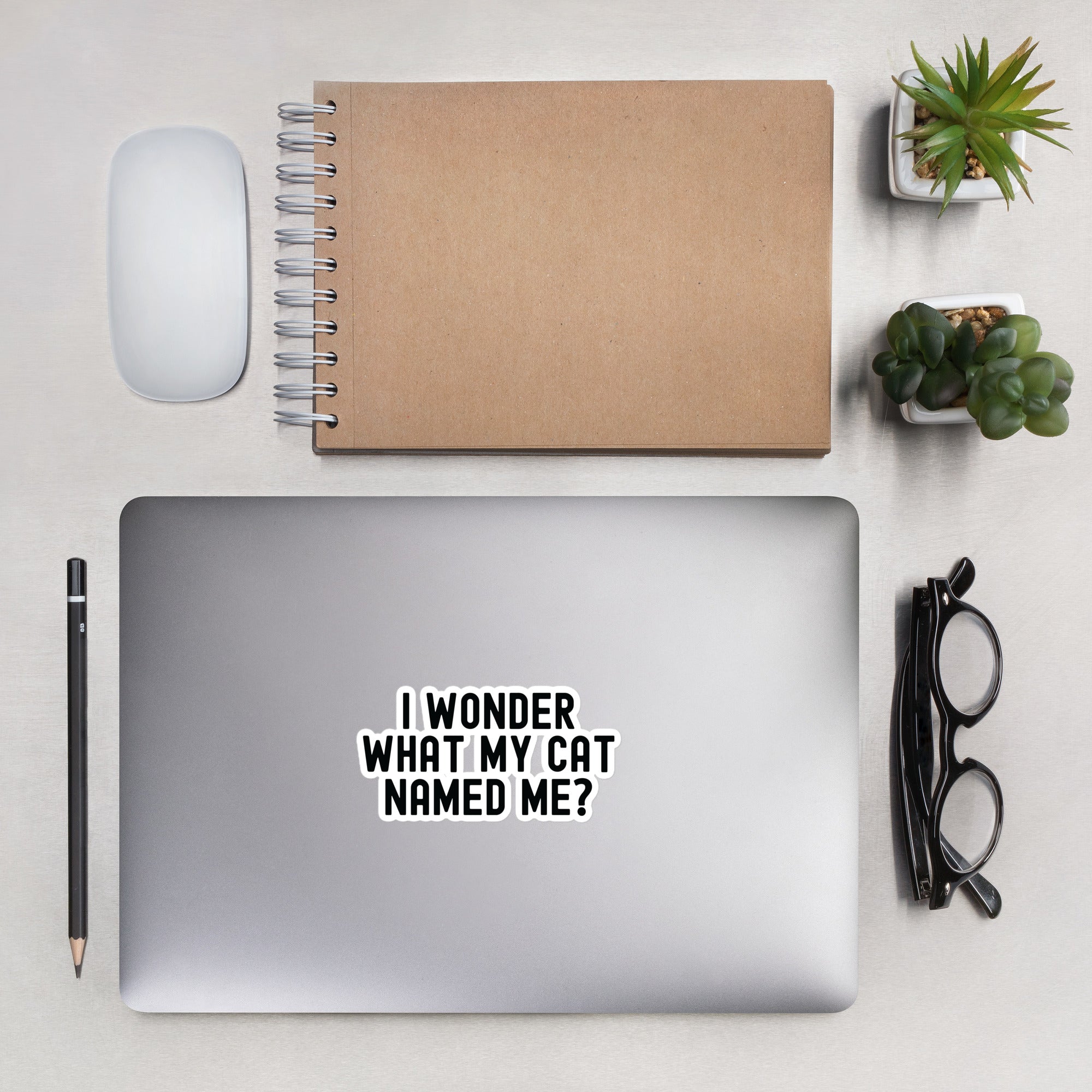 Bubble-free stickers | I wonder what my cat named me