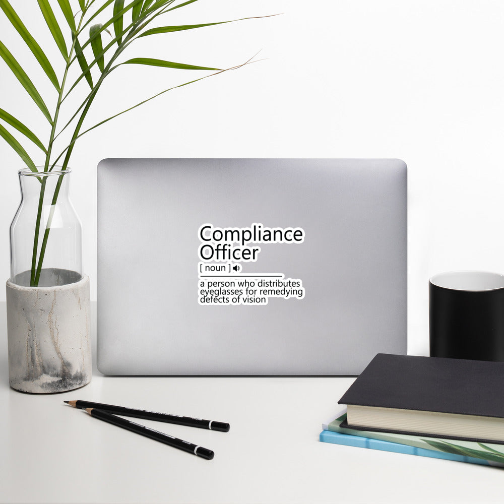 Bubble-free stickers | Compliance Officer