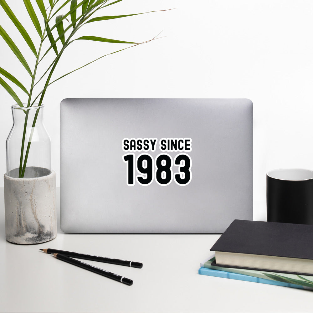 Bubble-free stickers | Sassy since 1983