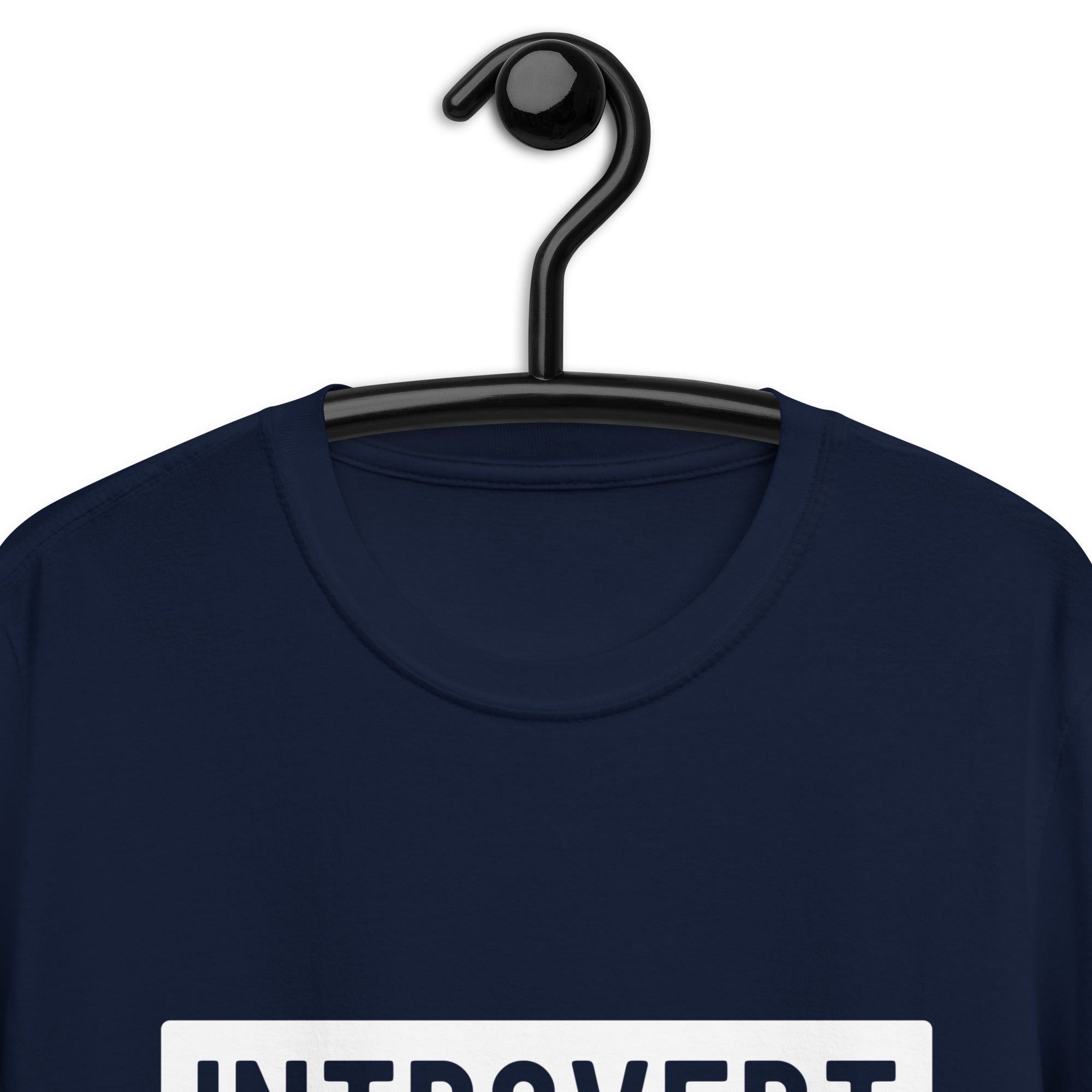Short-Sleeve Unisex T-Shirt | Introvert but will happily discuss cats