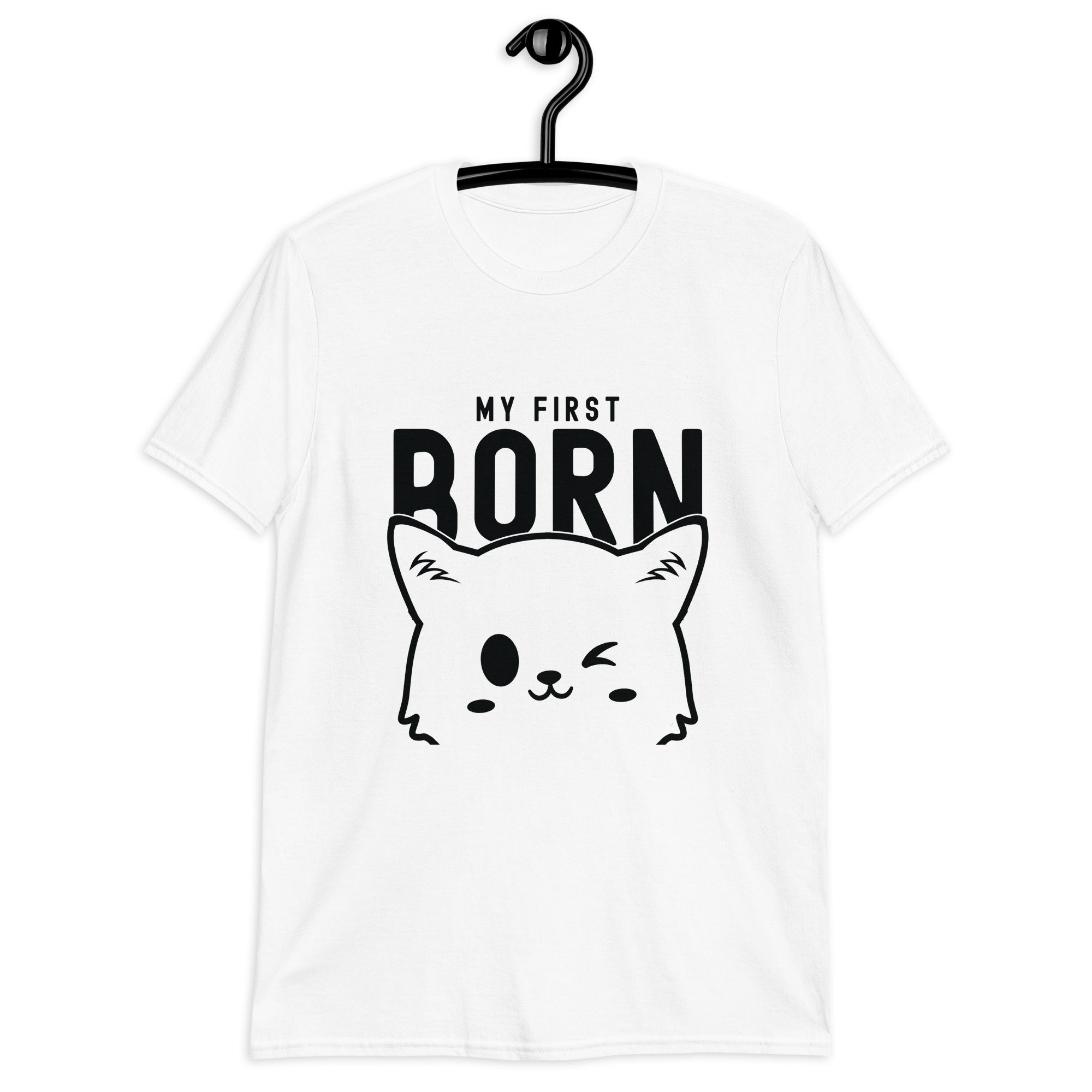 Short-Sleeve Unisex T-Shirt | My First Born (cat)