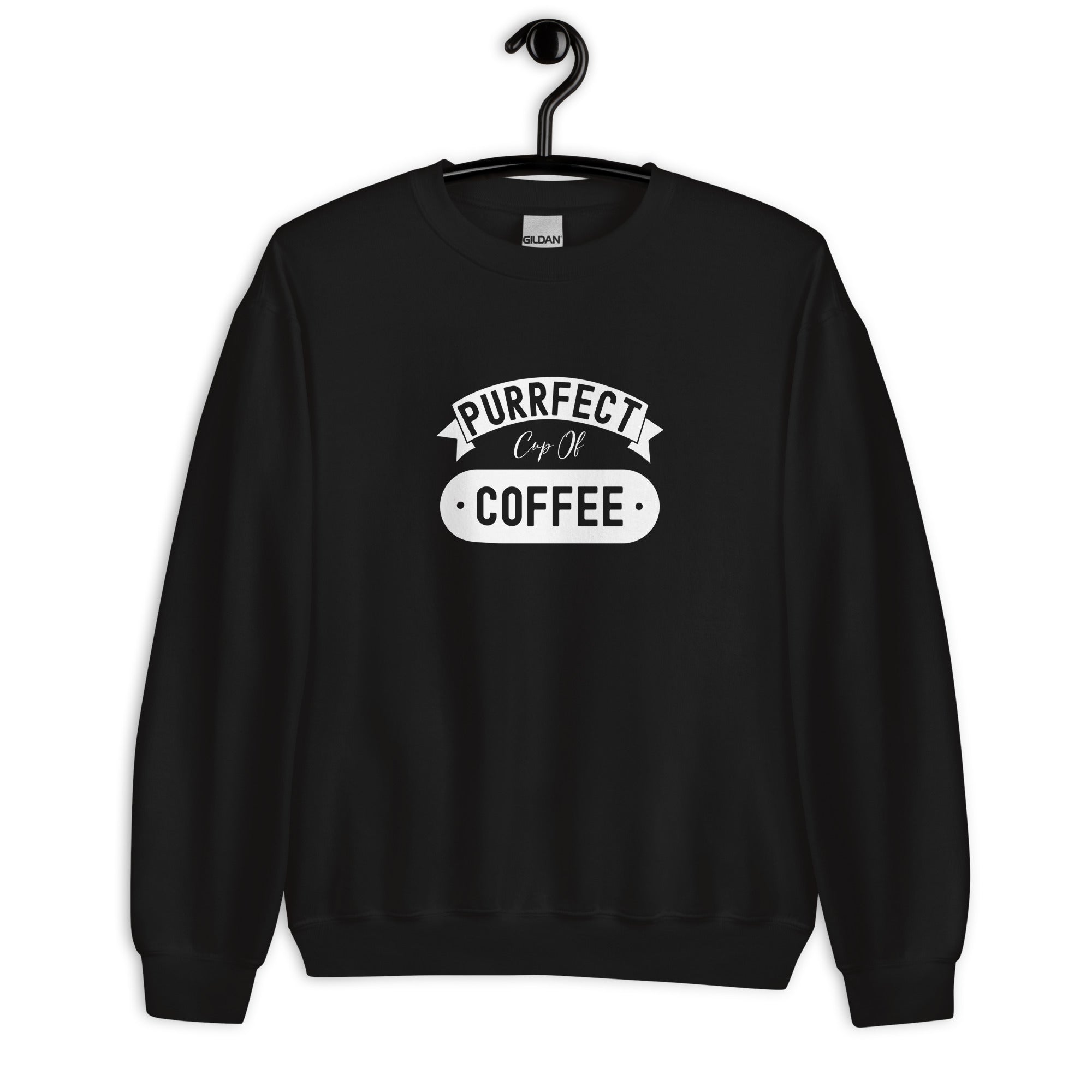 Unisex Sweatshirt | Purrfect cup of coffee