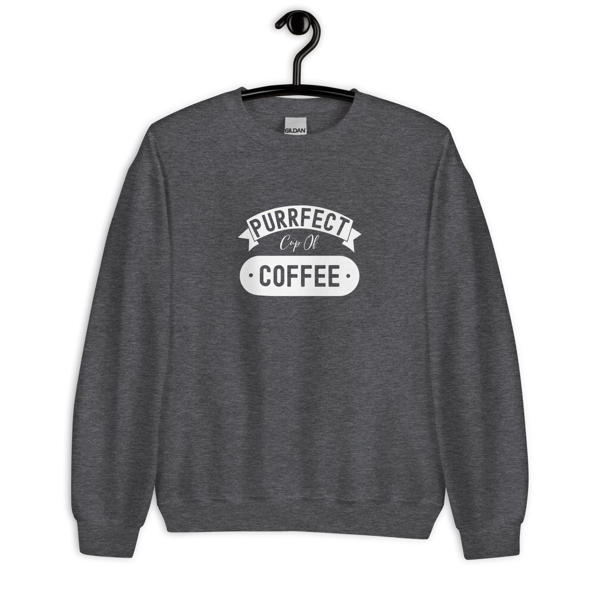Unisex Sweatshirt | Purrfect cup of coffee