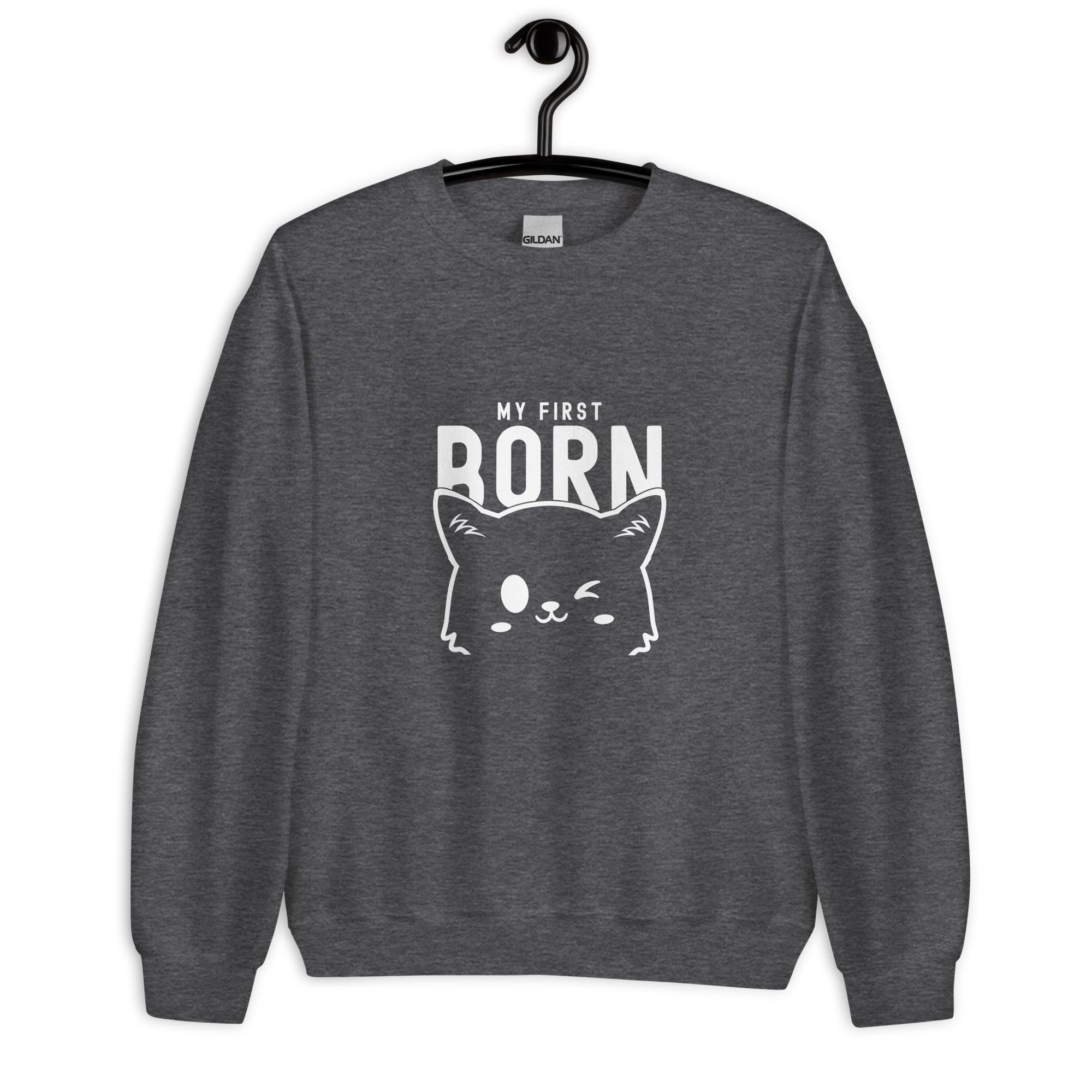 Unisex Sweatshirt | My First Born Cat