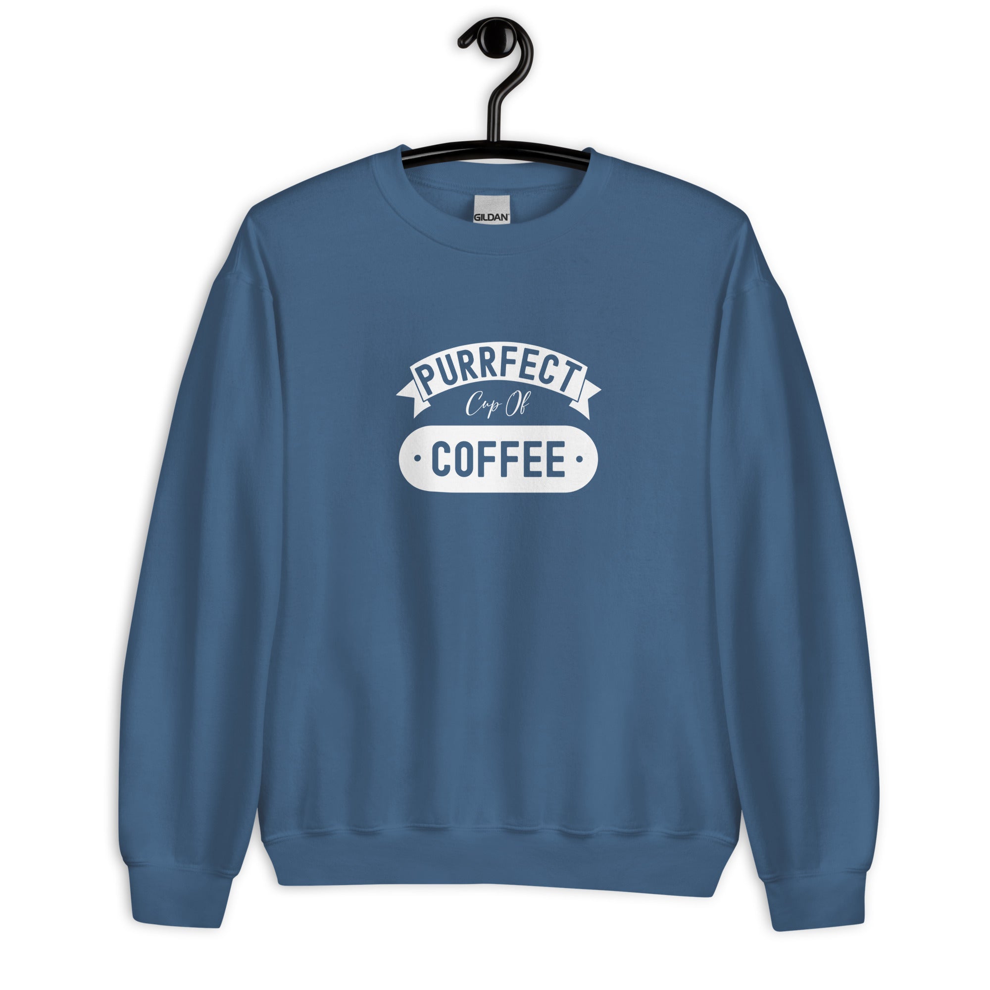 Unisex Sweatshirt | Purrfect cup of coffee