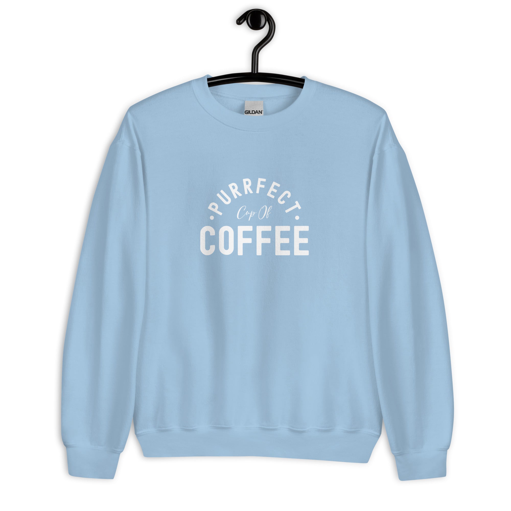 Unisex Sweatshirt | Purrfect cup of coffee
