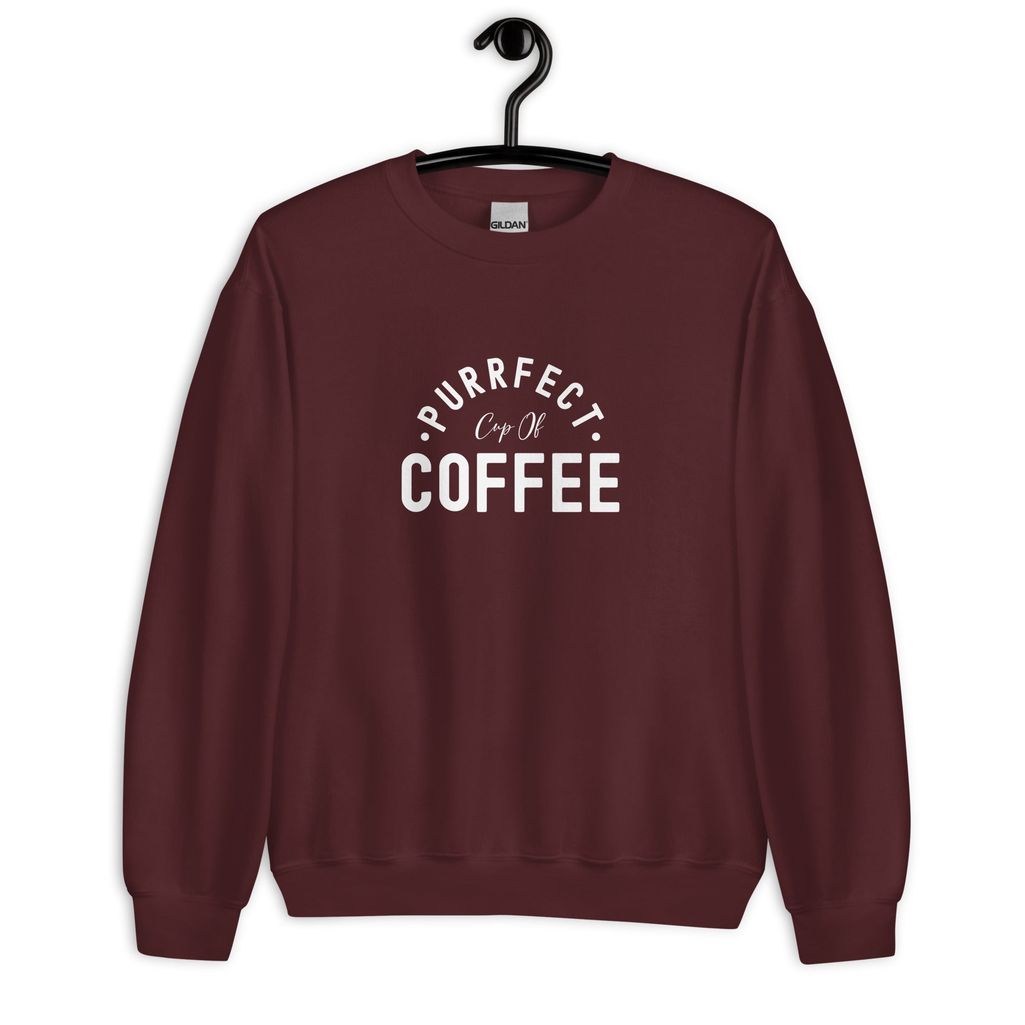 Unisex Sweatshirt | Purrfect cup of coffee