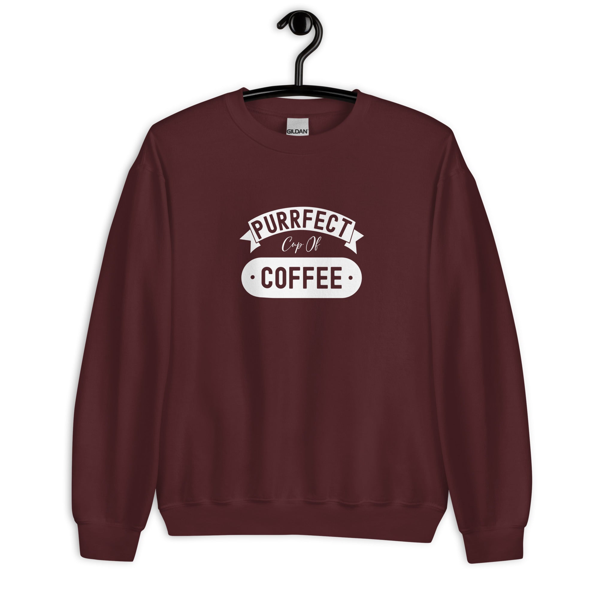 Unisex Sweatshirt | Purrfect cup of coffee