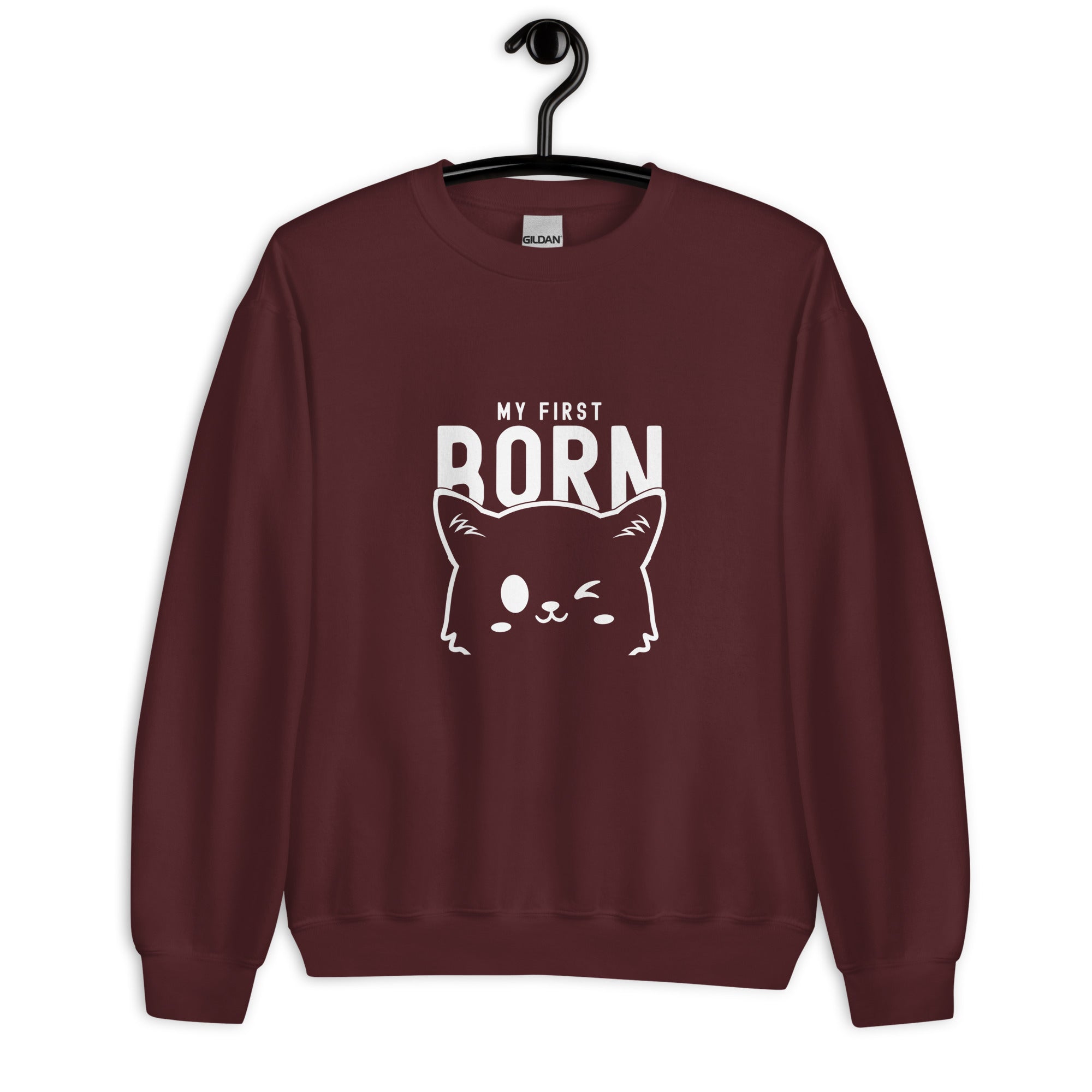 Unisex Sweatshirt | My First Born Cat